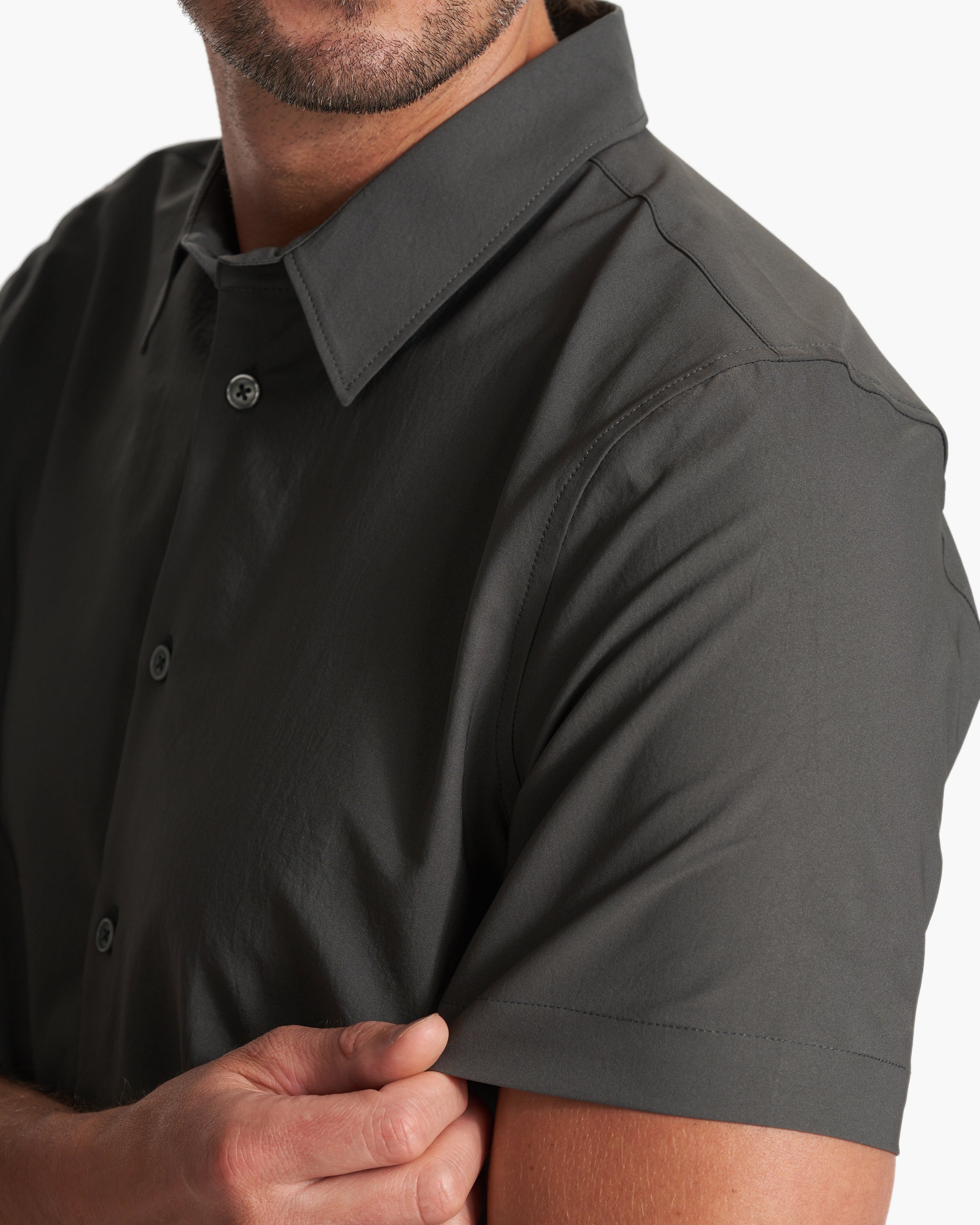 Short Sleeve Manhattan Button Down | Balsam