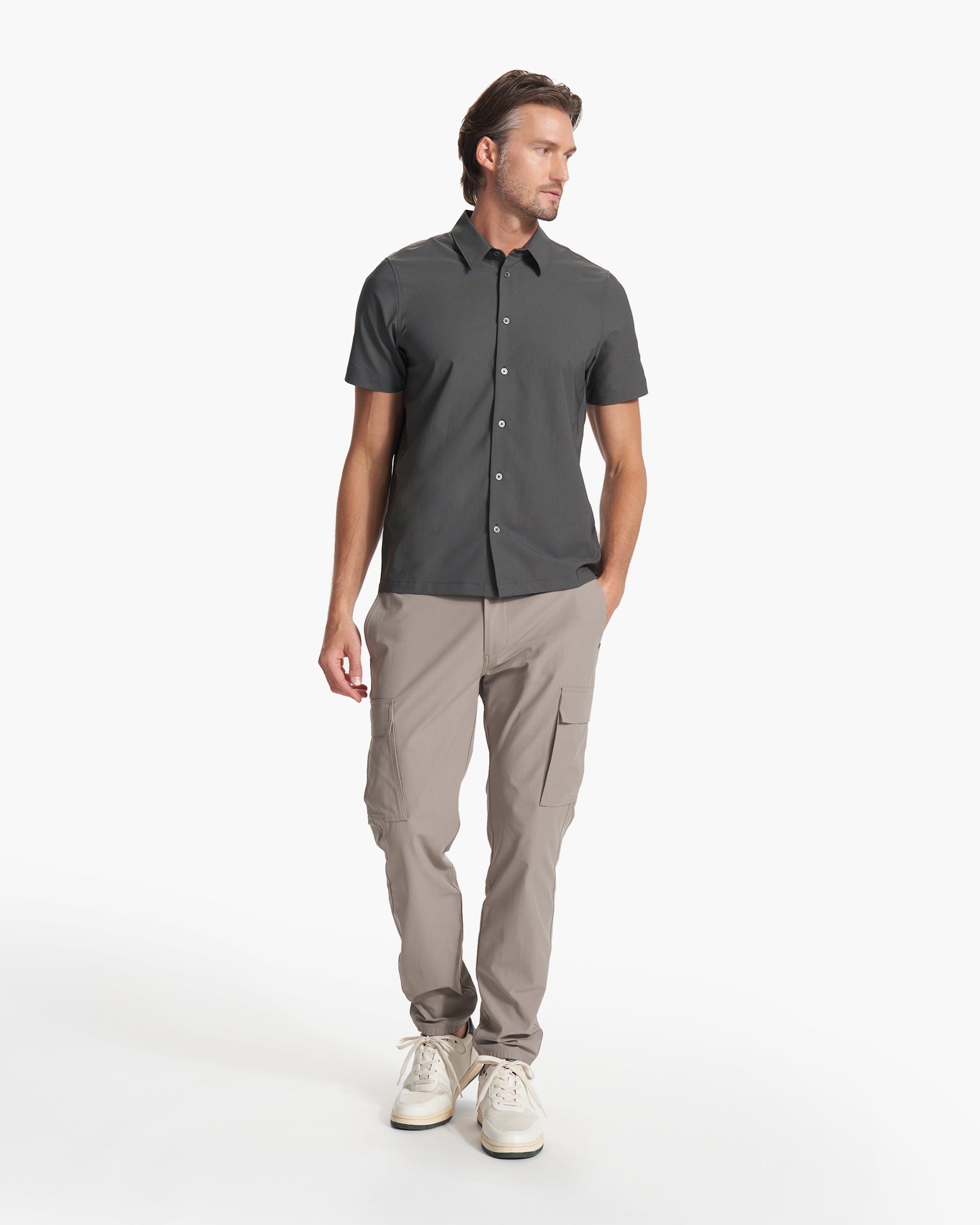 Short Sleeve Manhattan Button Down | Balsam