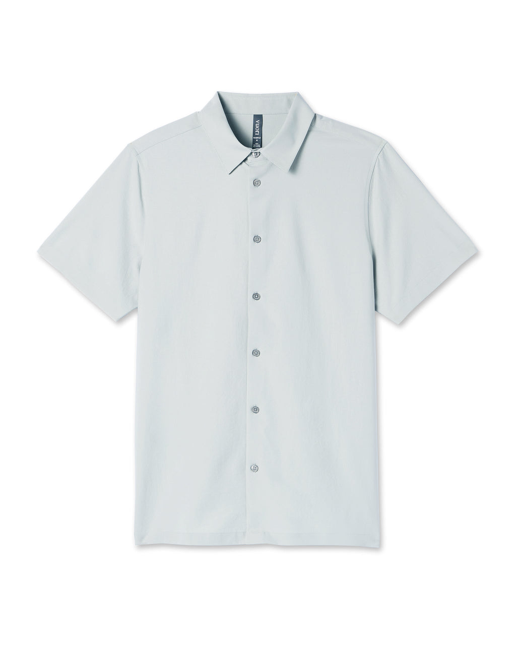 Short Sleeve Manhattan Button Down | Sky Grey
