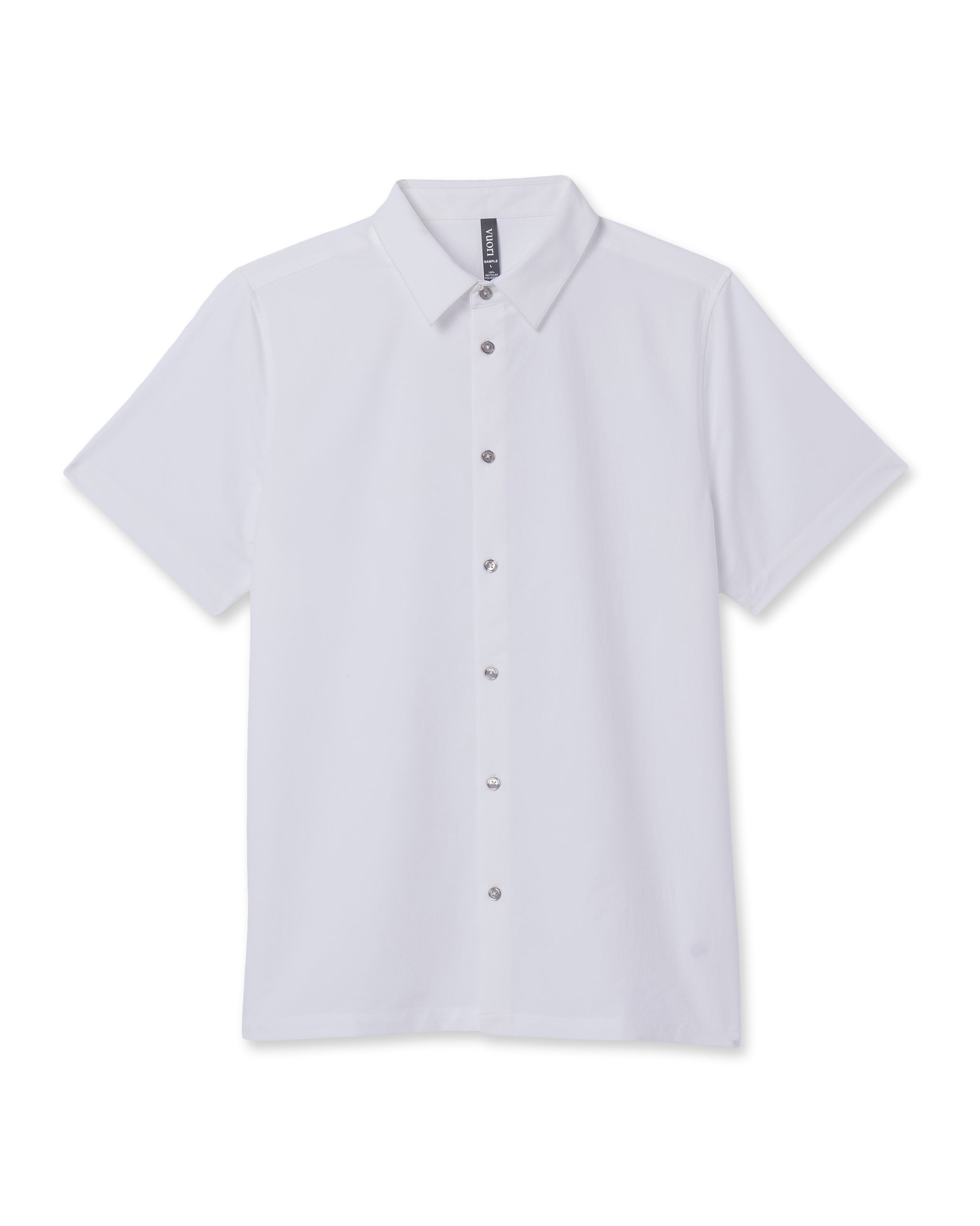 Short Sleeve Manhattan Button Down | White