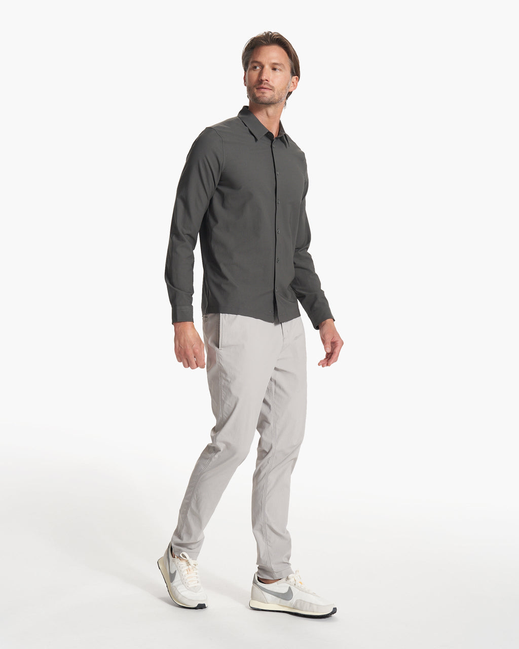 Long Sleeve Manhattan Button Down | Balsam