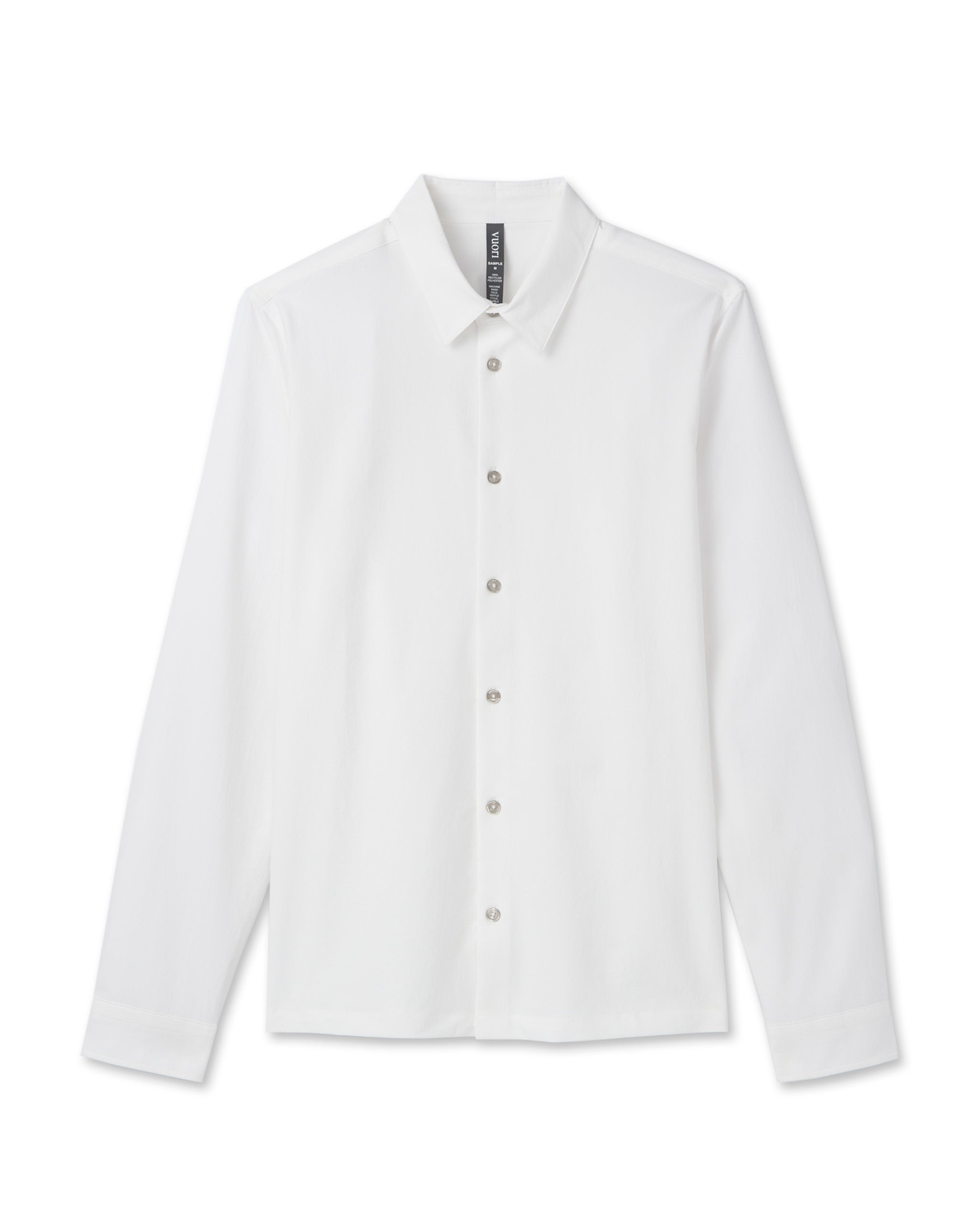 Long Sleeve Manhattan Button Down | White