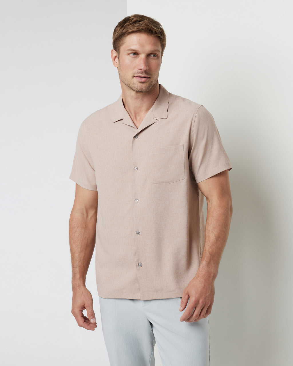 Seaport Button Down | Desert Sun Heather