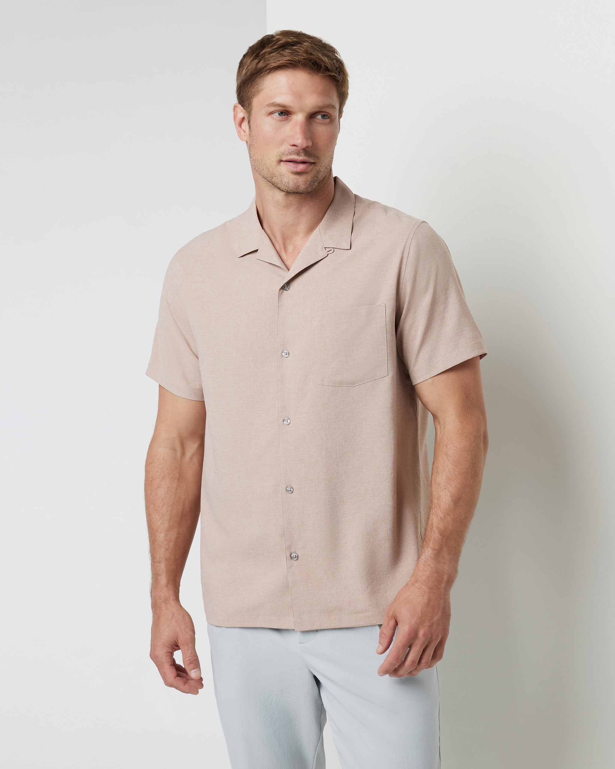 Seaport Button Down | Desert Sun Heather