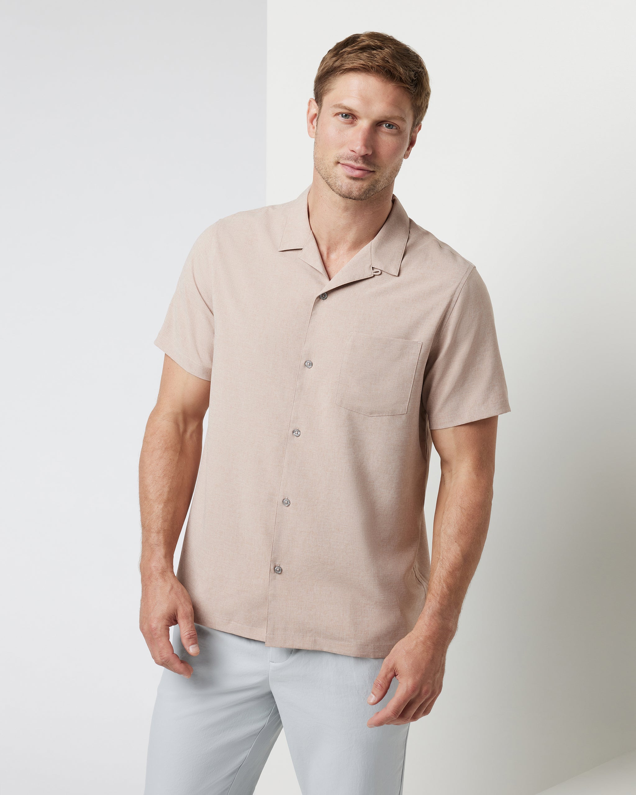 Seaport Button Down | Desert Sun Heather