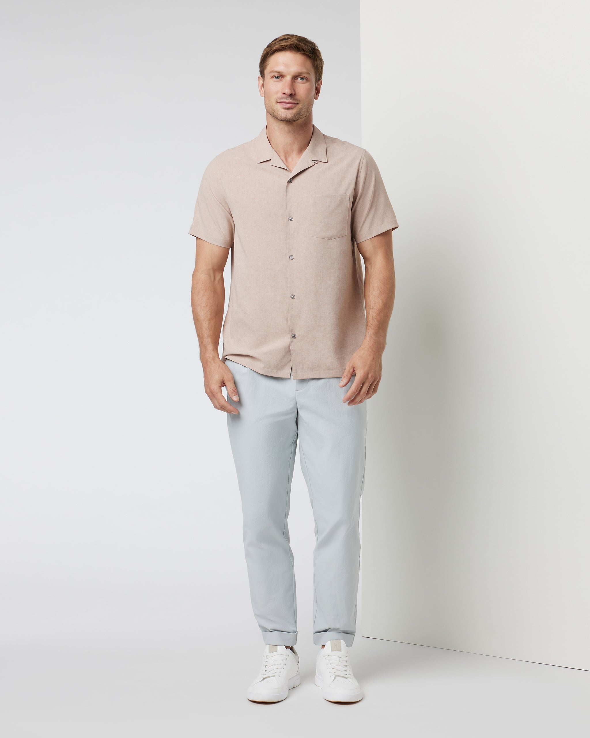 Seaport Button Down | Desert Sun Heather
