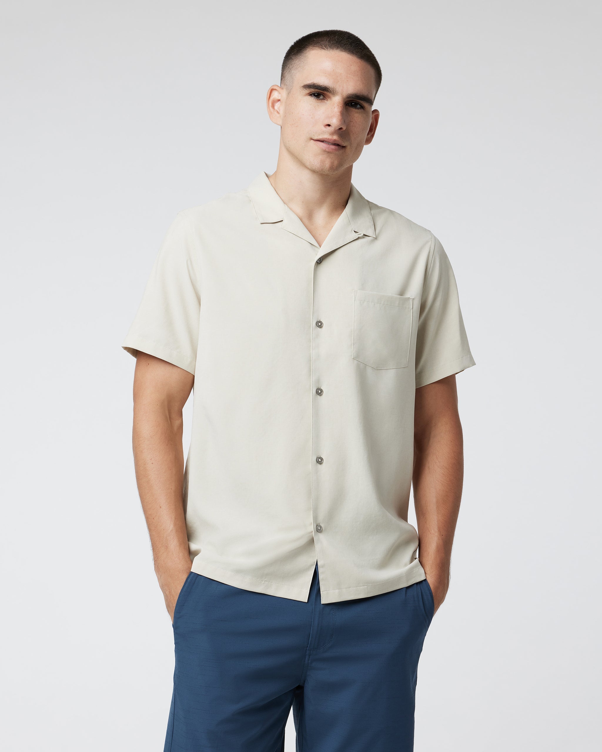 Seaport Button Down | Cashew Heather