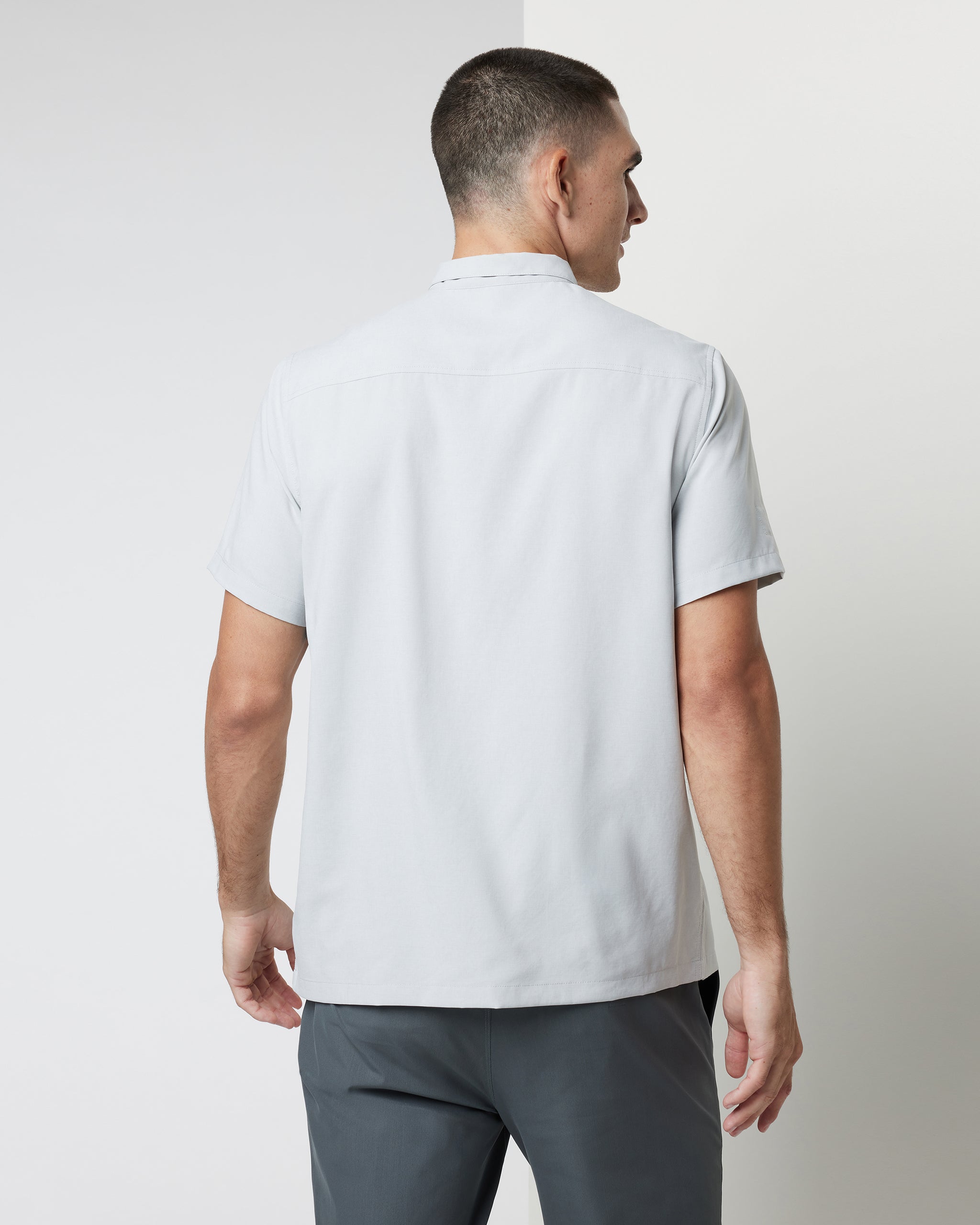 Seaport Button Down | Sky Grey Heather