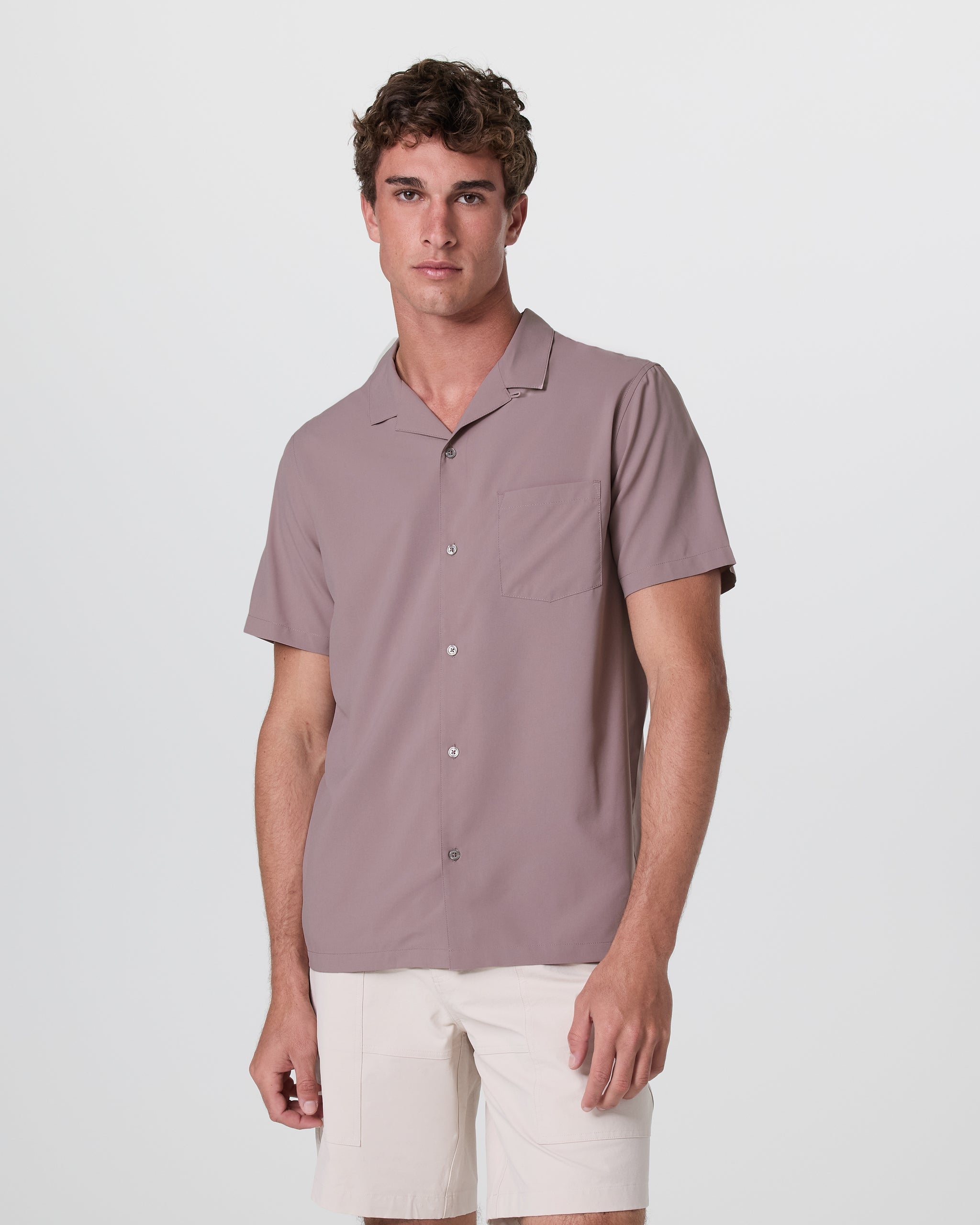 Seaport Button Down | Dark Umber Heather