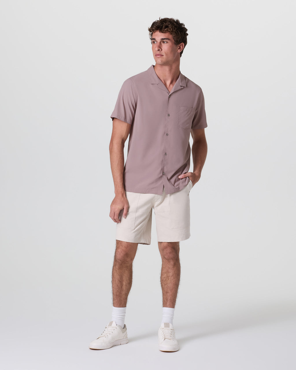 Seaport Button Down | Dark Umber Heather