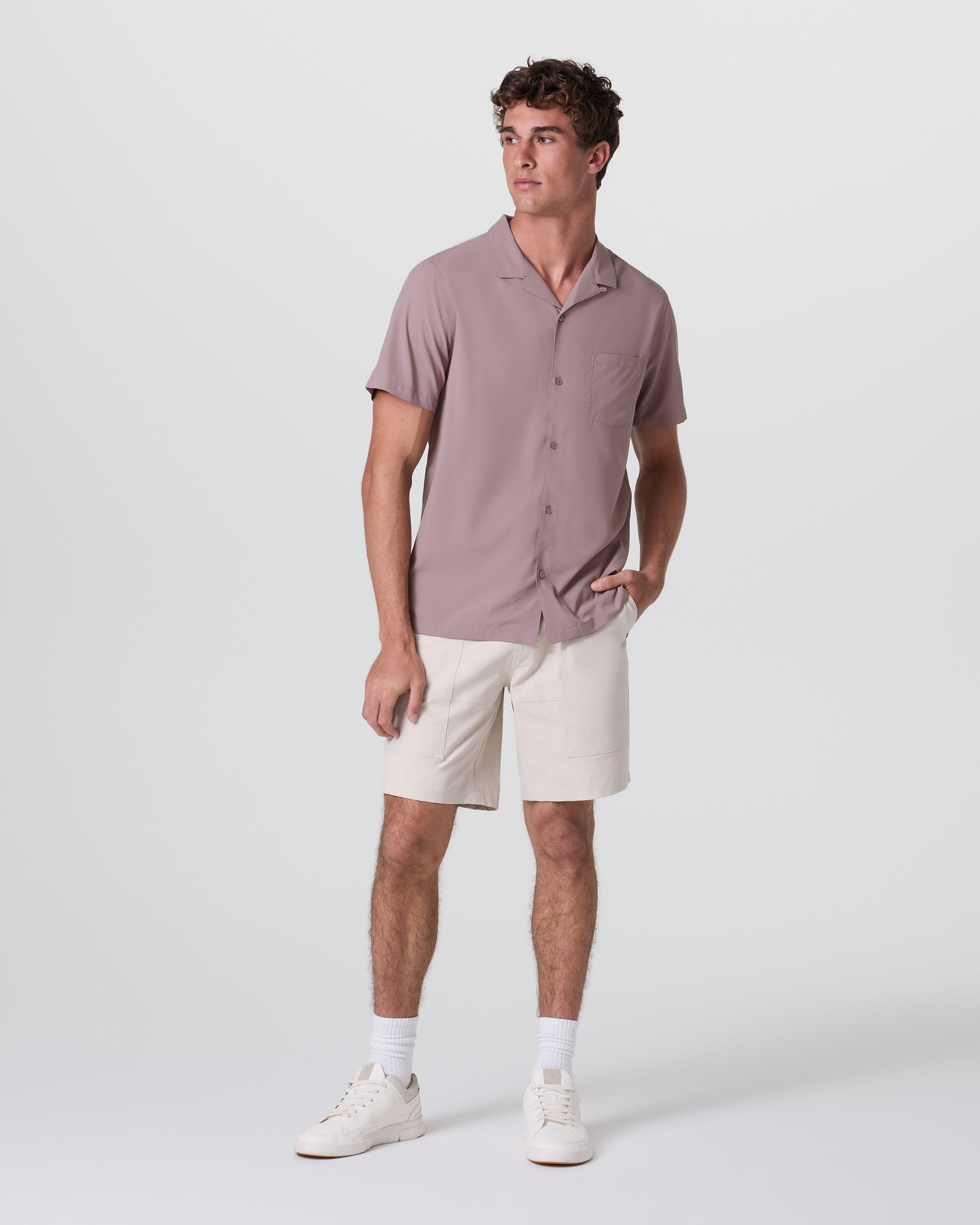 Seaport Button Down | Dark Umber Heather