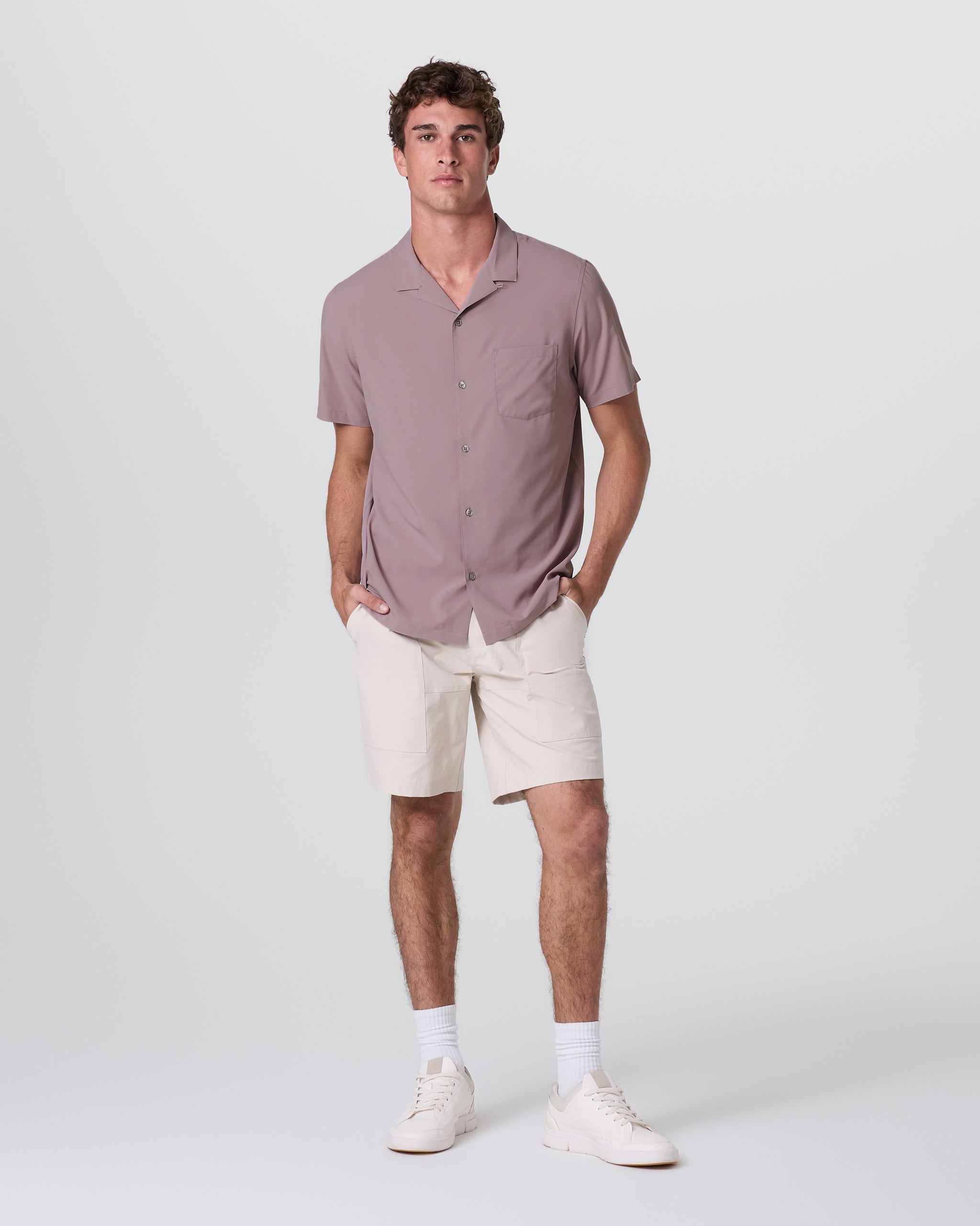 Seaport Button Down | Dark Umber Heather