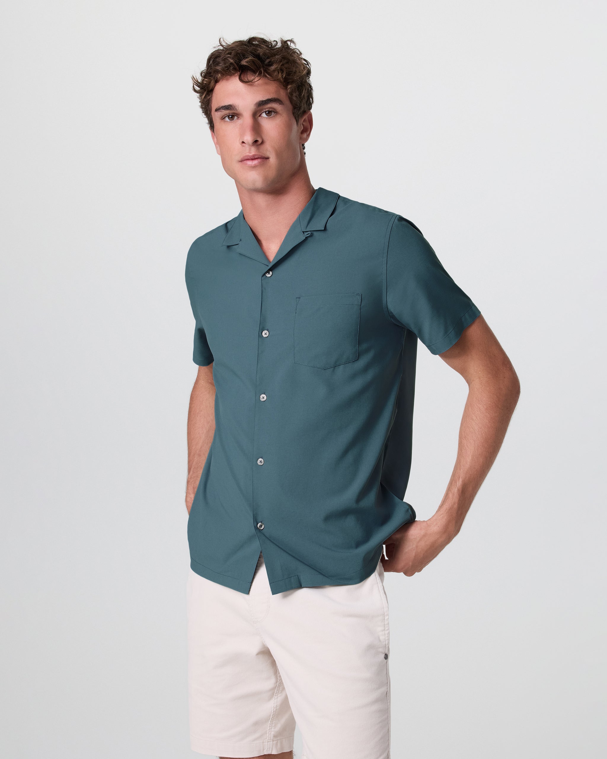 Seaport Button Down | Light Deep Sea Heather