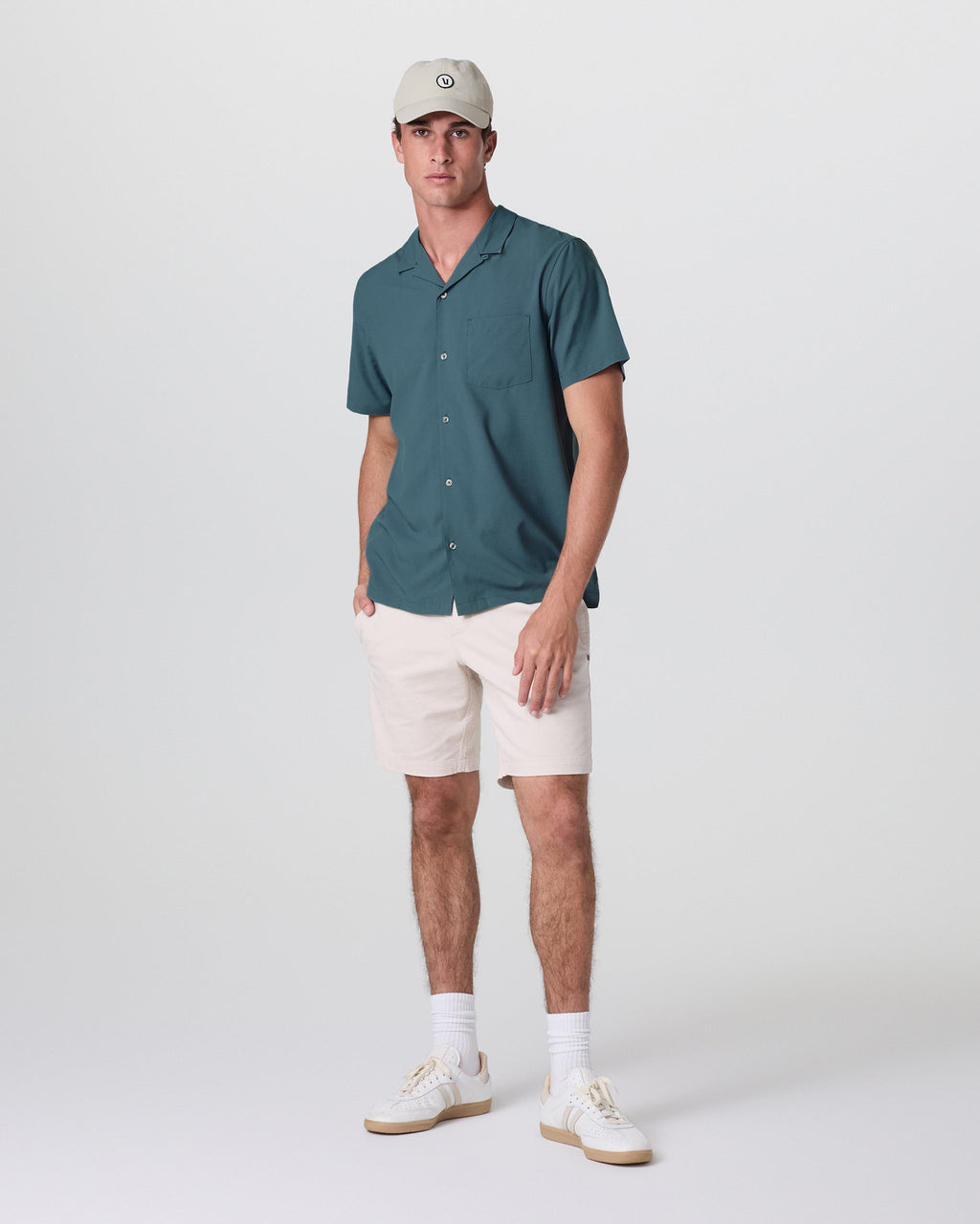 Seaport Button Down | Light Deep Sea Heather