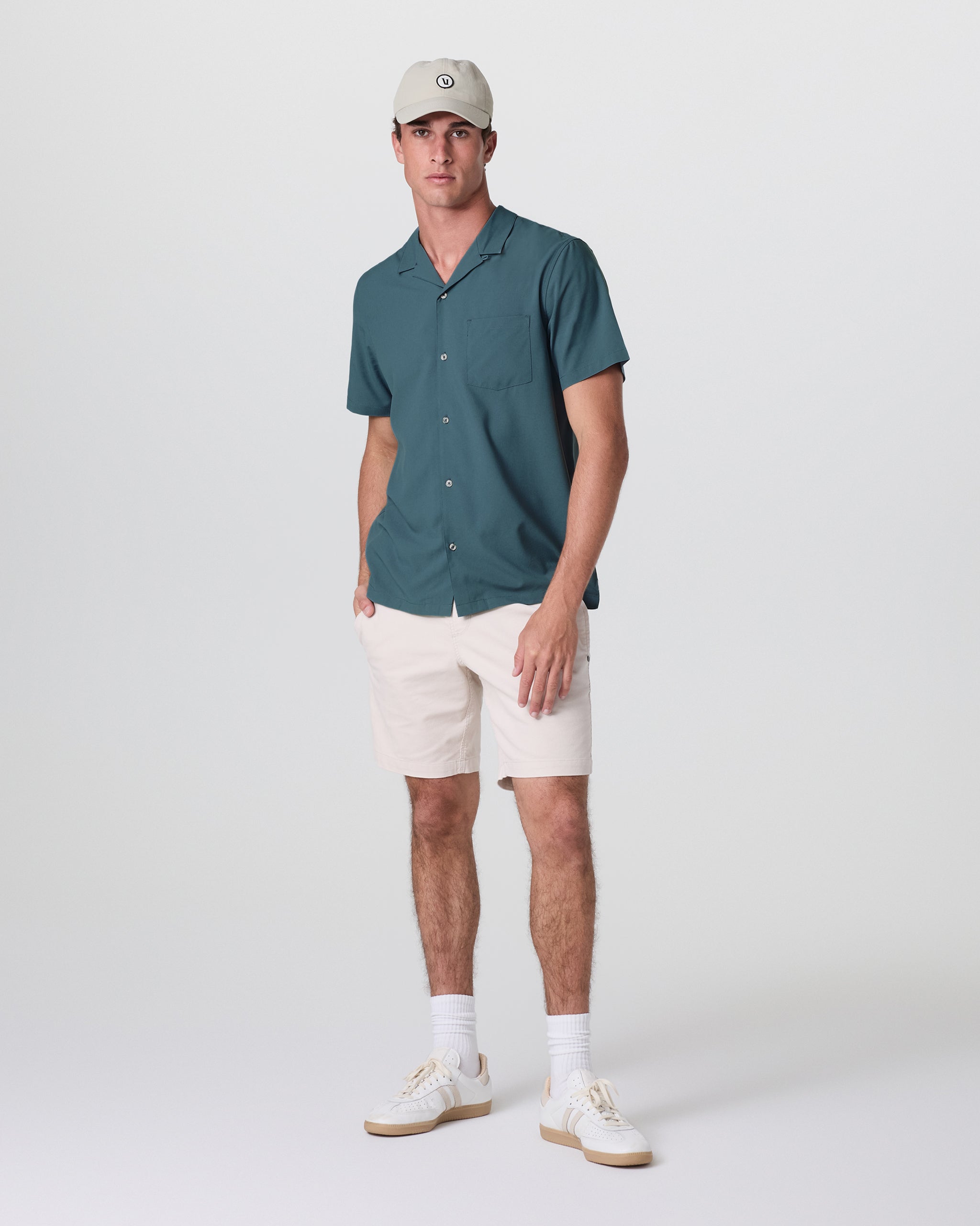 Seaport Button Down | Light Deep Sea Heather