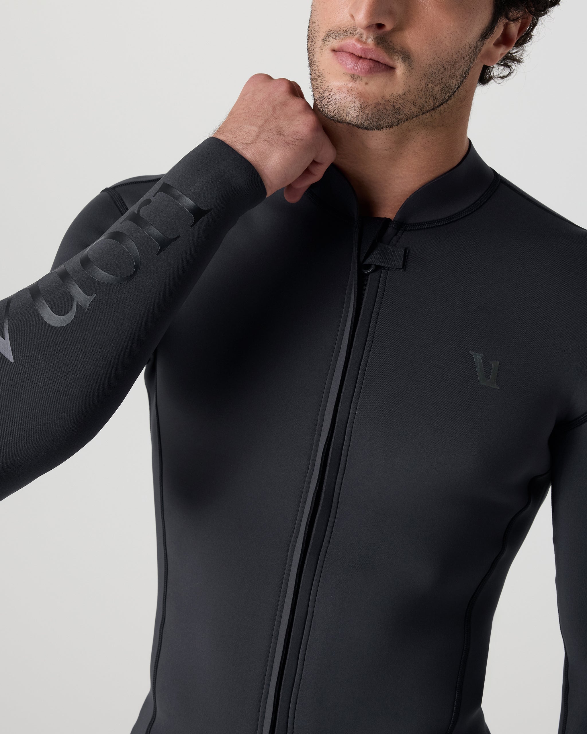 Long Sleeve Yulex Wetsuit Top | Washed Black