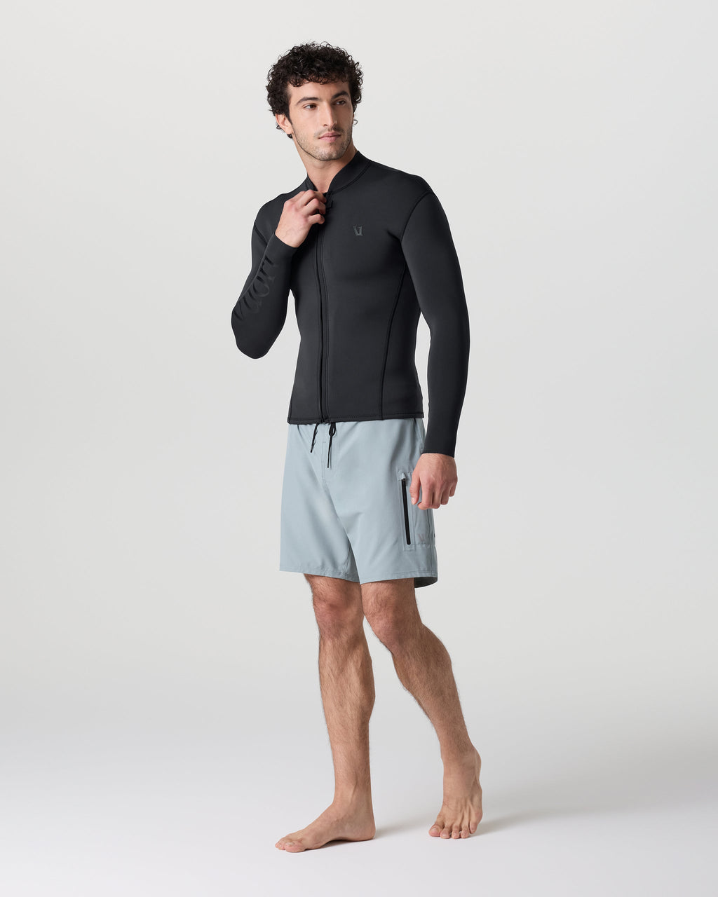 Long Sleeve Yulex Wetsuit Top | Washed Black