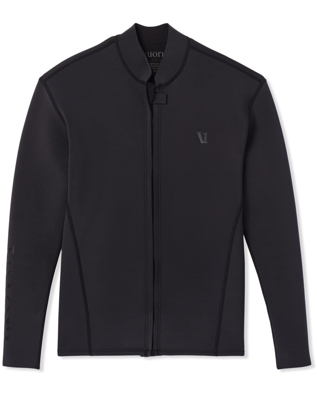 Long Sleeve Yulex Wetsuit Top | Washed Black