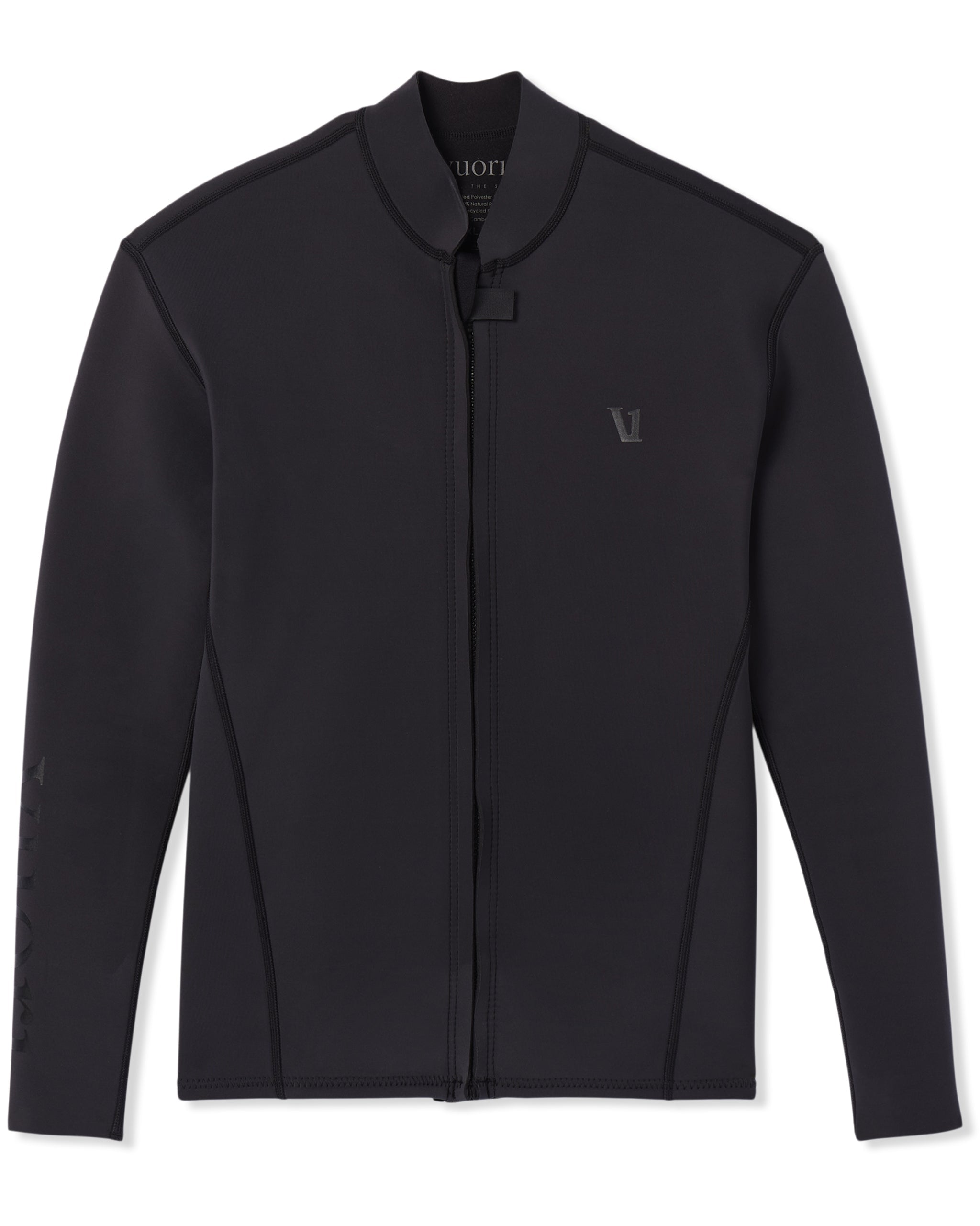 Long Sleeve Yulex Wetsuit Top | Washed Black