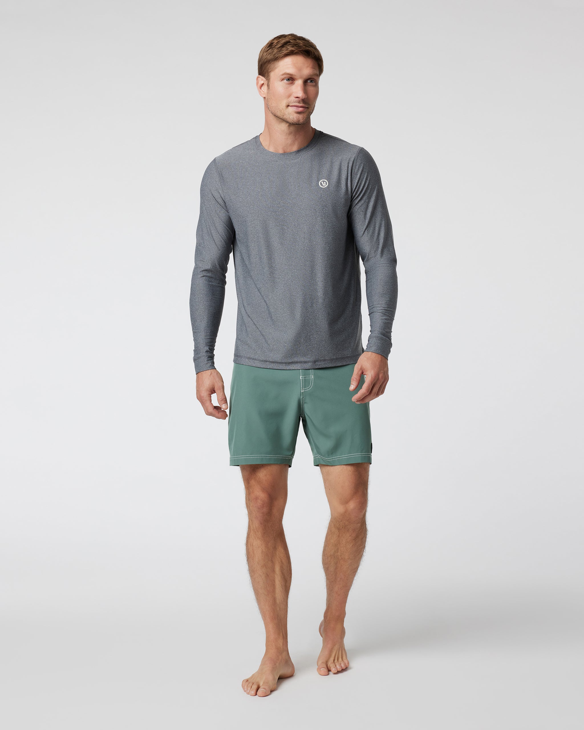 Uluwatu 24 Water Long Sleeve | Charcoal Heather