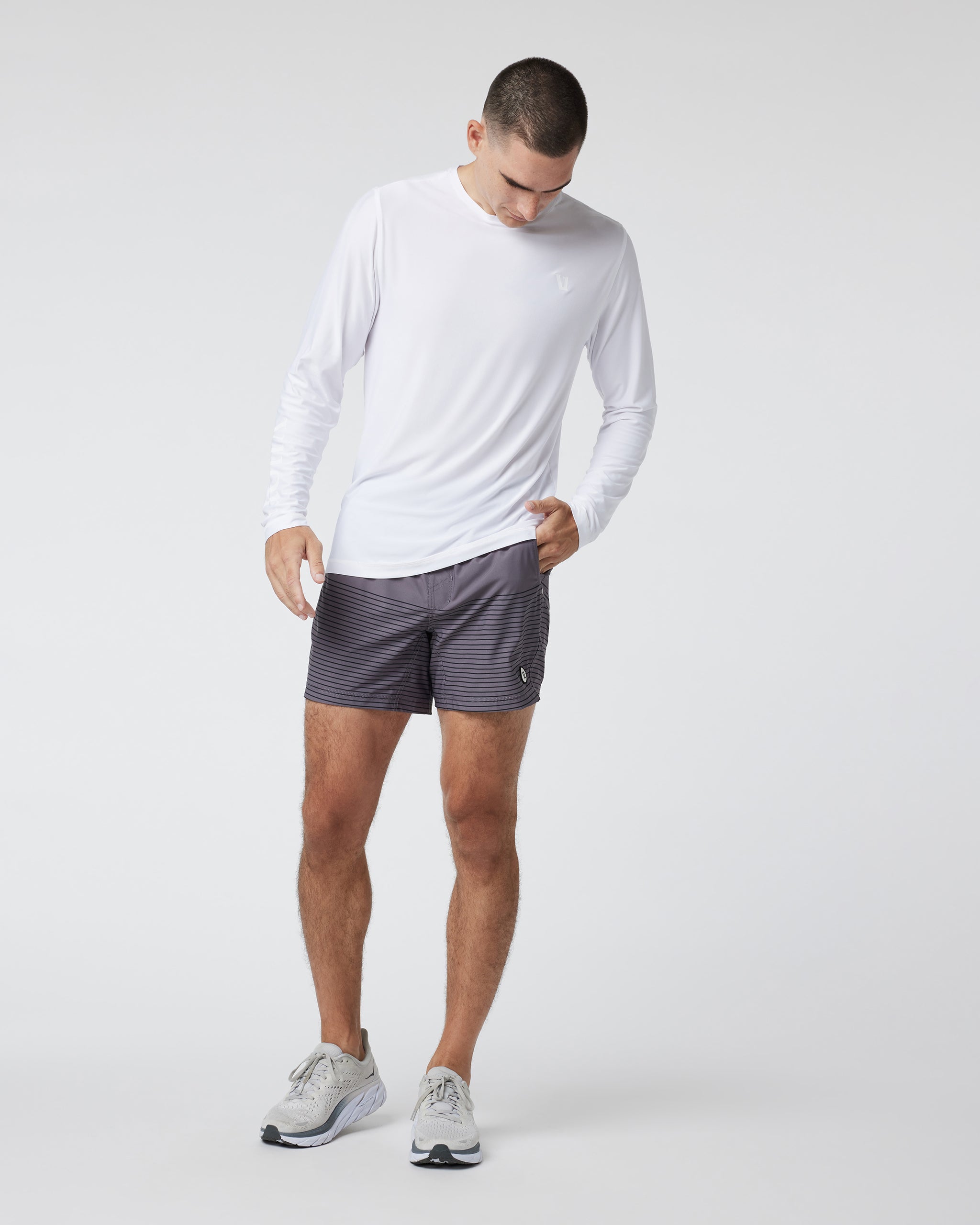 Long Sleeve Strato Graphic Tee | White