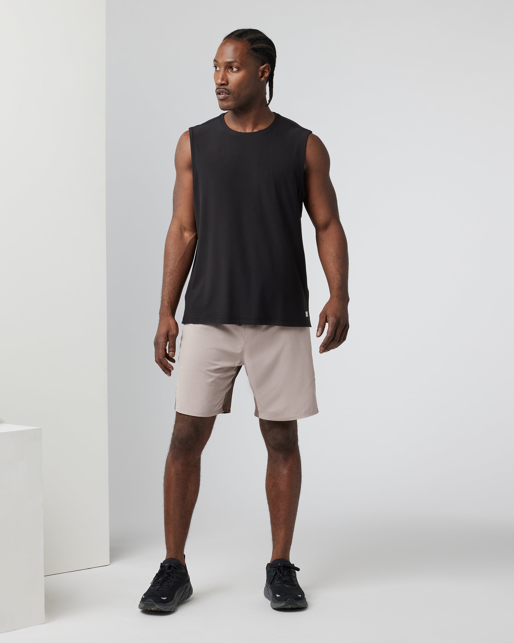 Strato Muscle Tee | Black