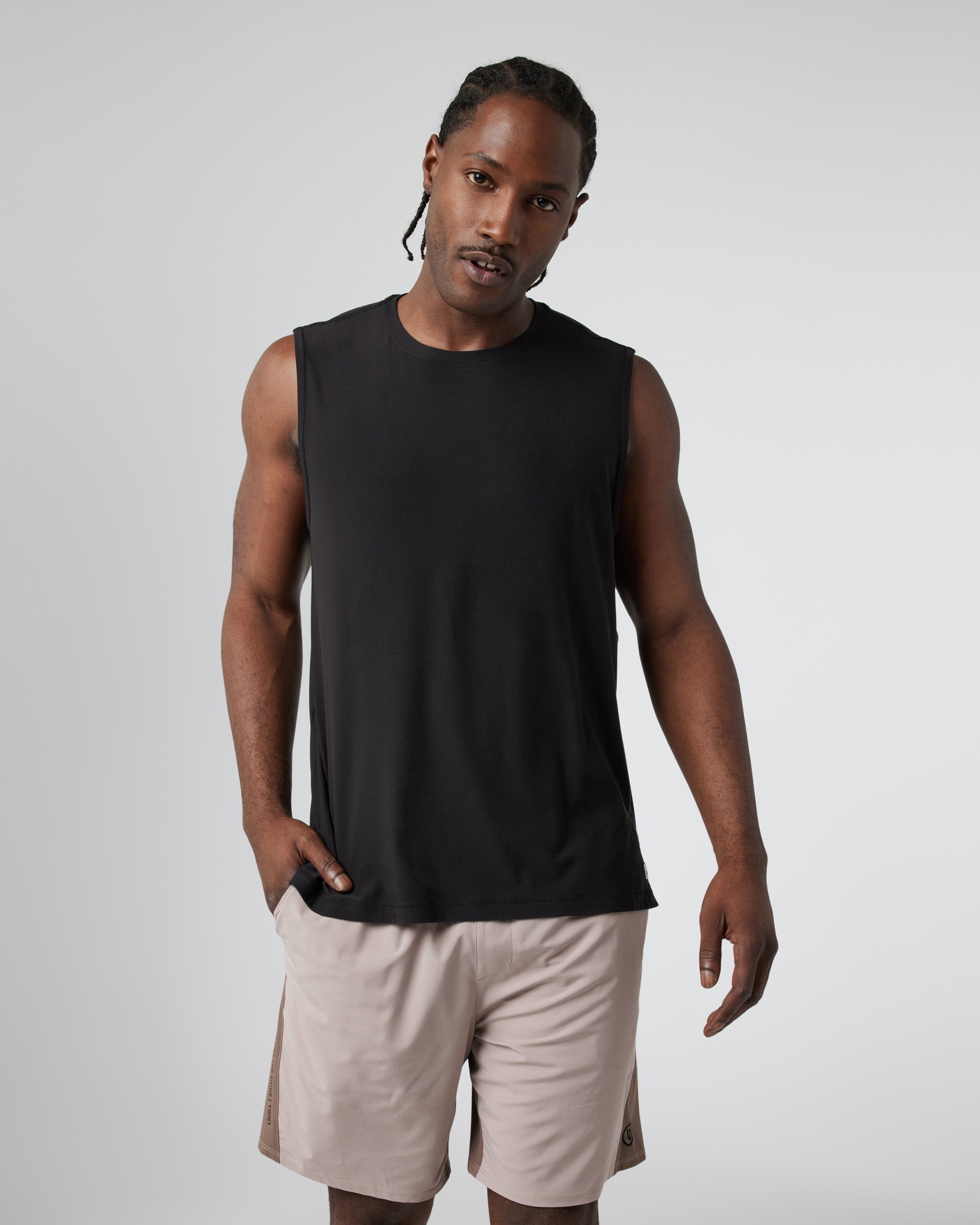Strato Muscle Tee | Black