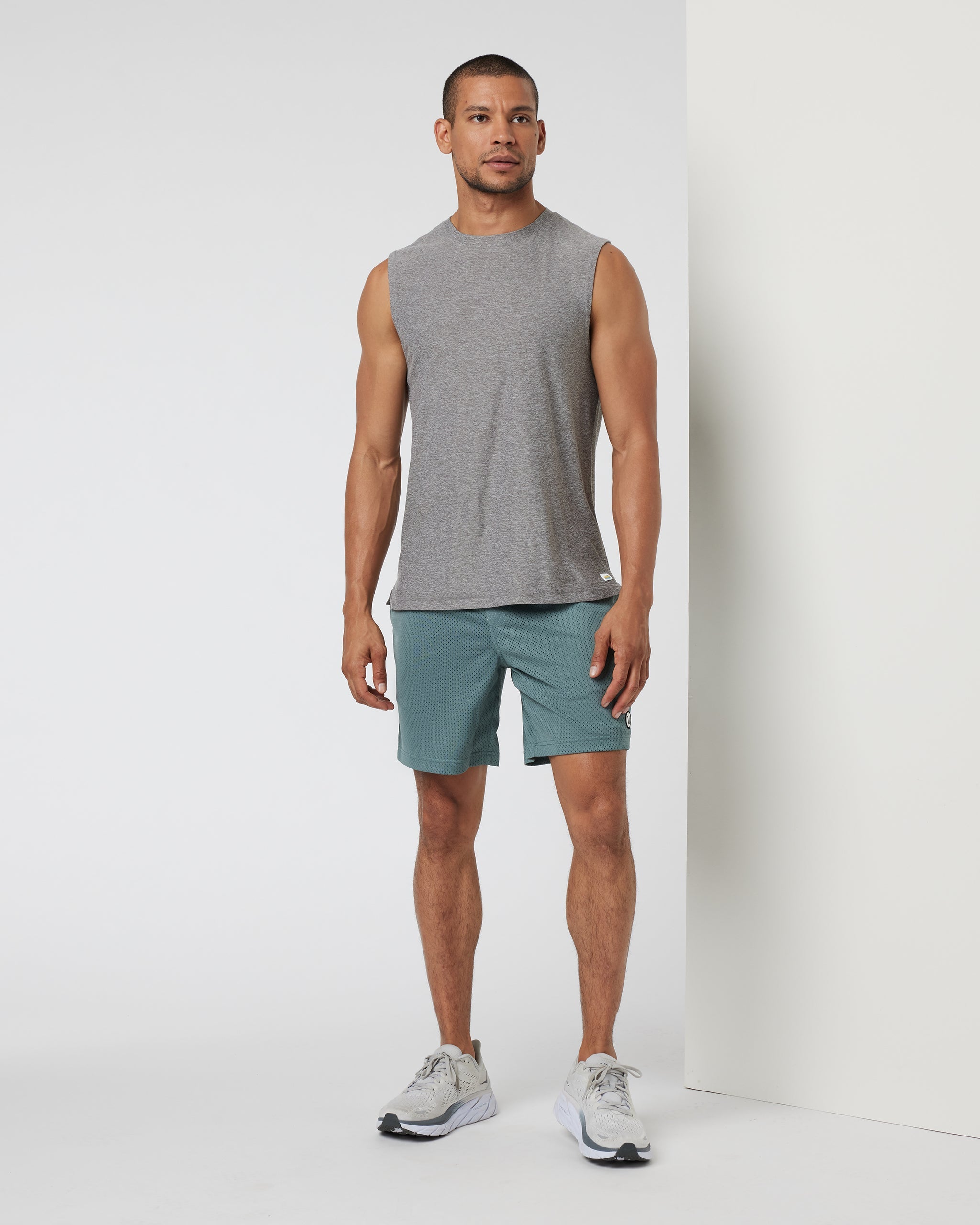 Strato Muscle Tee | Heather Grey