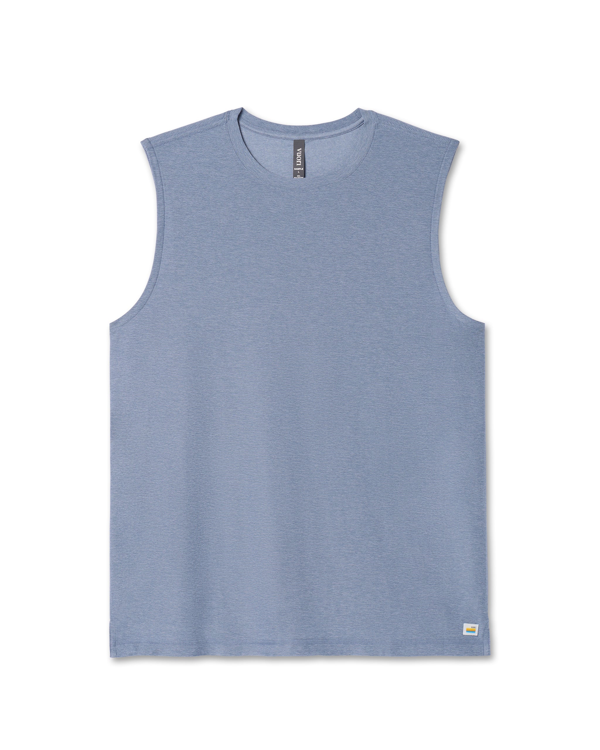 Strato Muscle Tee | Chambray Heather