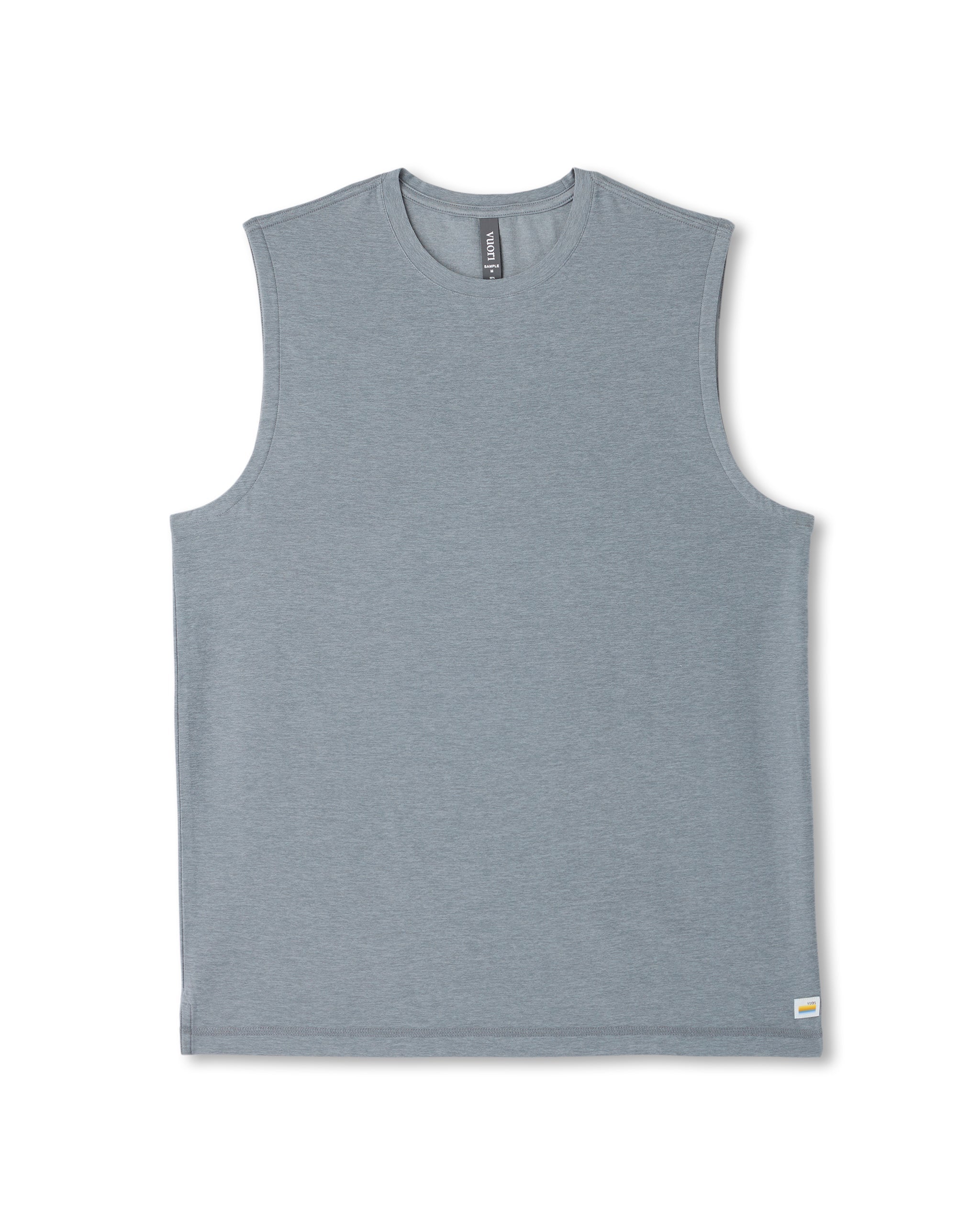 Strato Muscle Tee | Dusty Blue Heather