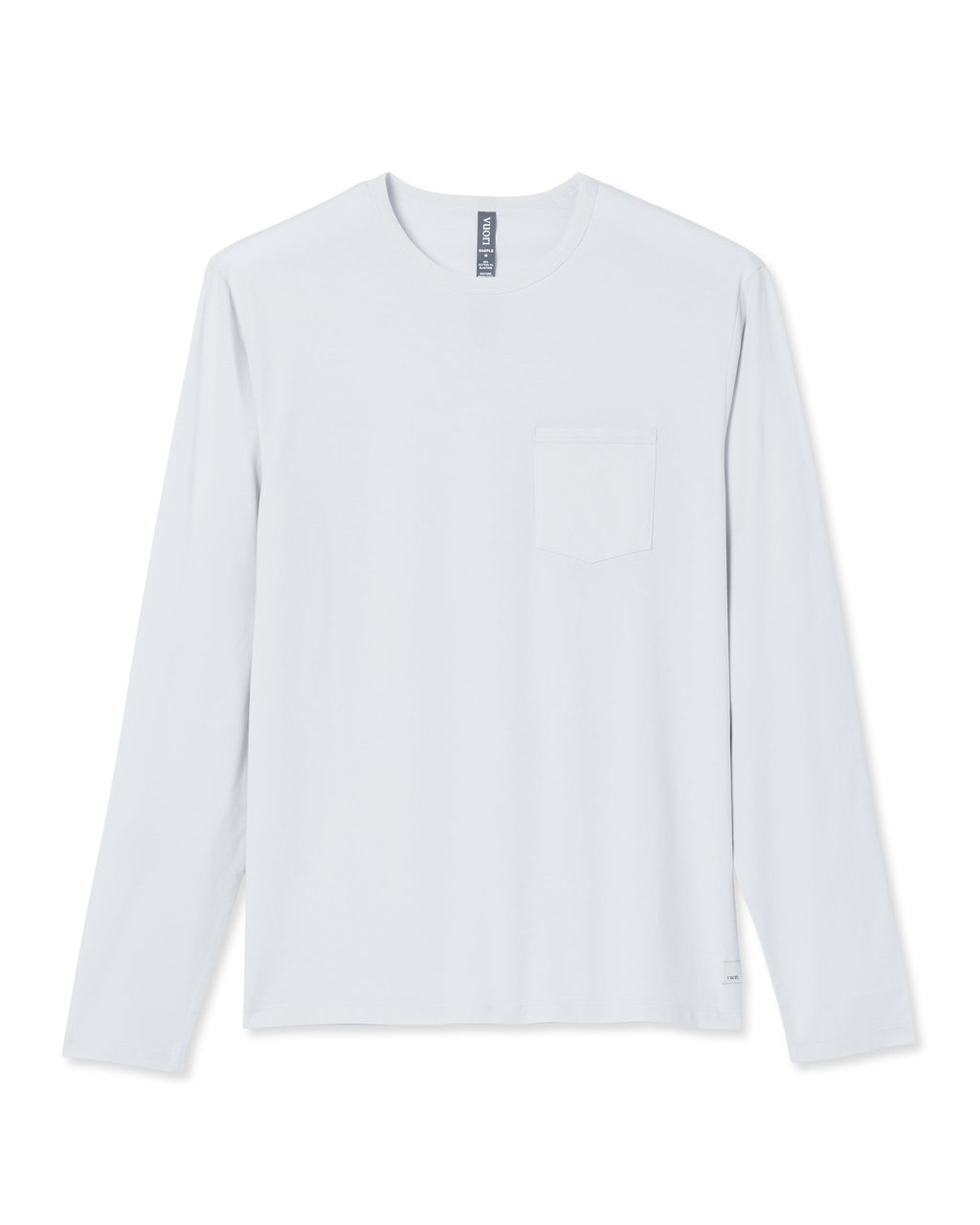 Long Sleeve Men's Feather Tee | Frost Grey