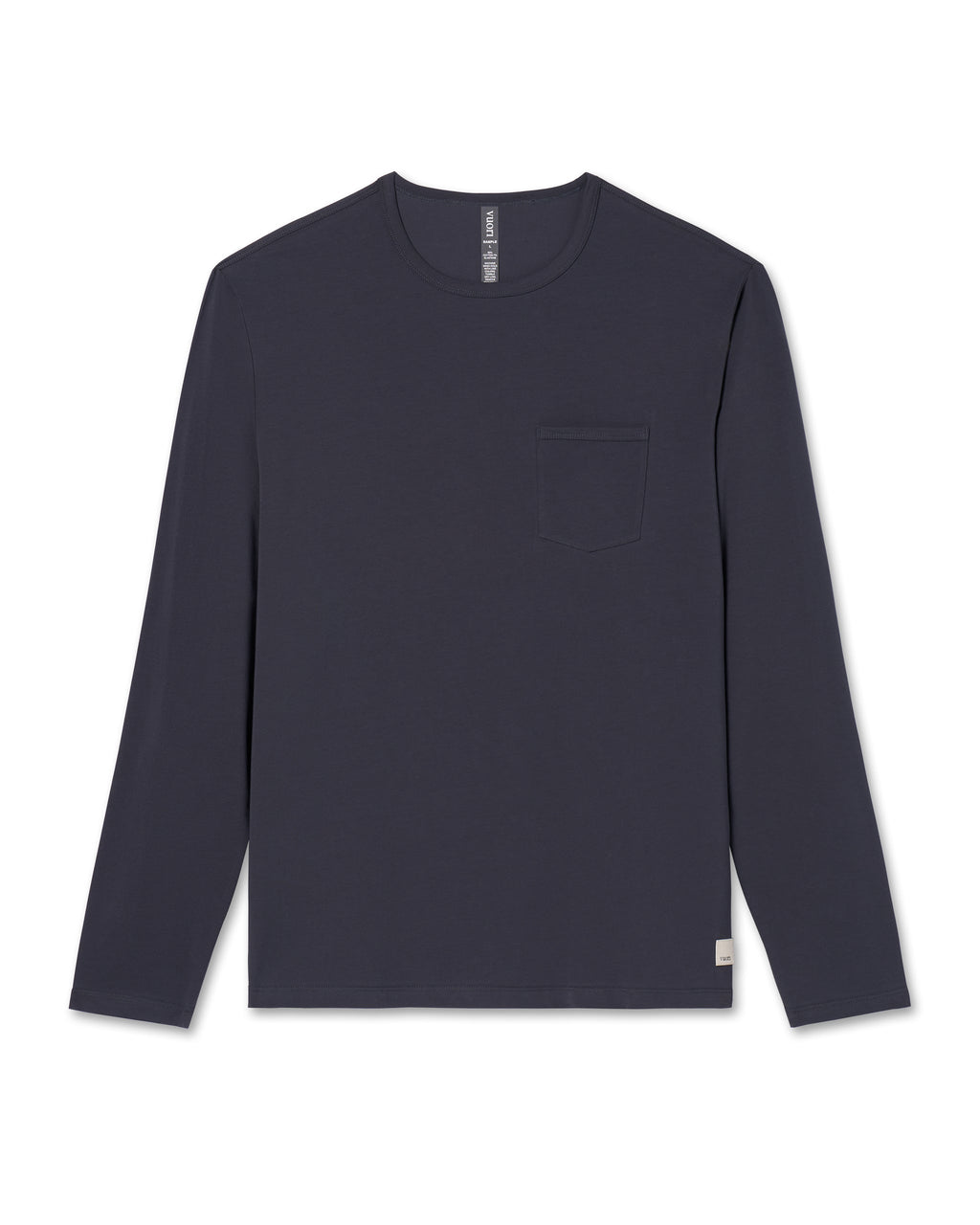 Long Sleeve Men's Feather Tee | Navy