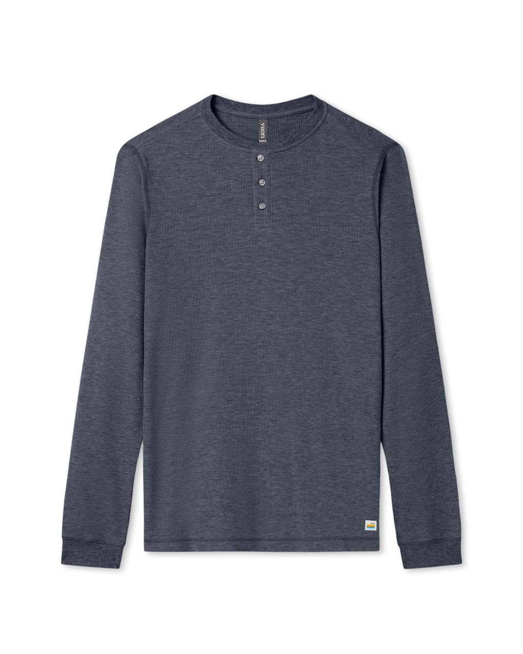 Waffle Henley | Navy