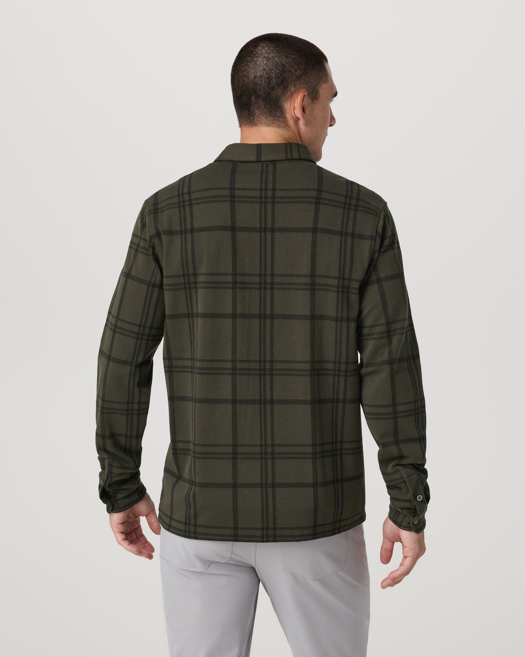 Seaview Plaid Button Down Shirt | Dark Oregano