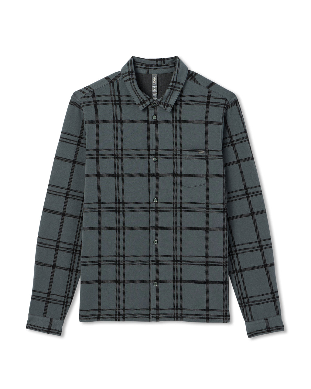 Seaview Plaid Button Down Shirt | Smoked Beryl