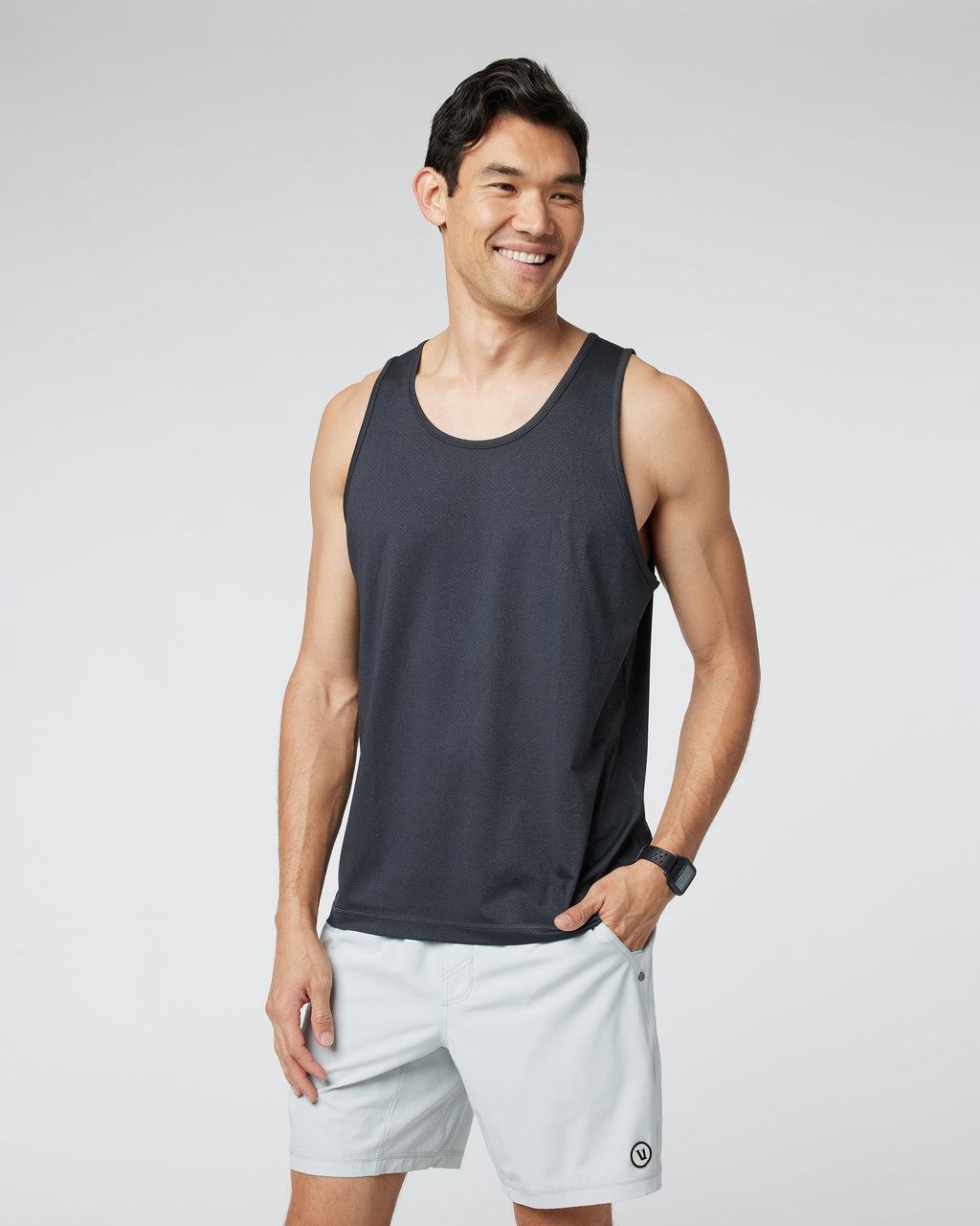 Tradewind Performance Tank 2.0 | Black Heather