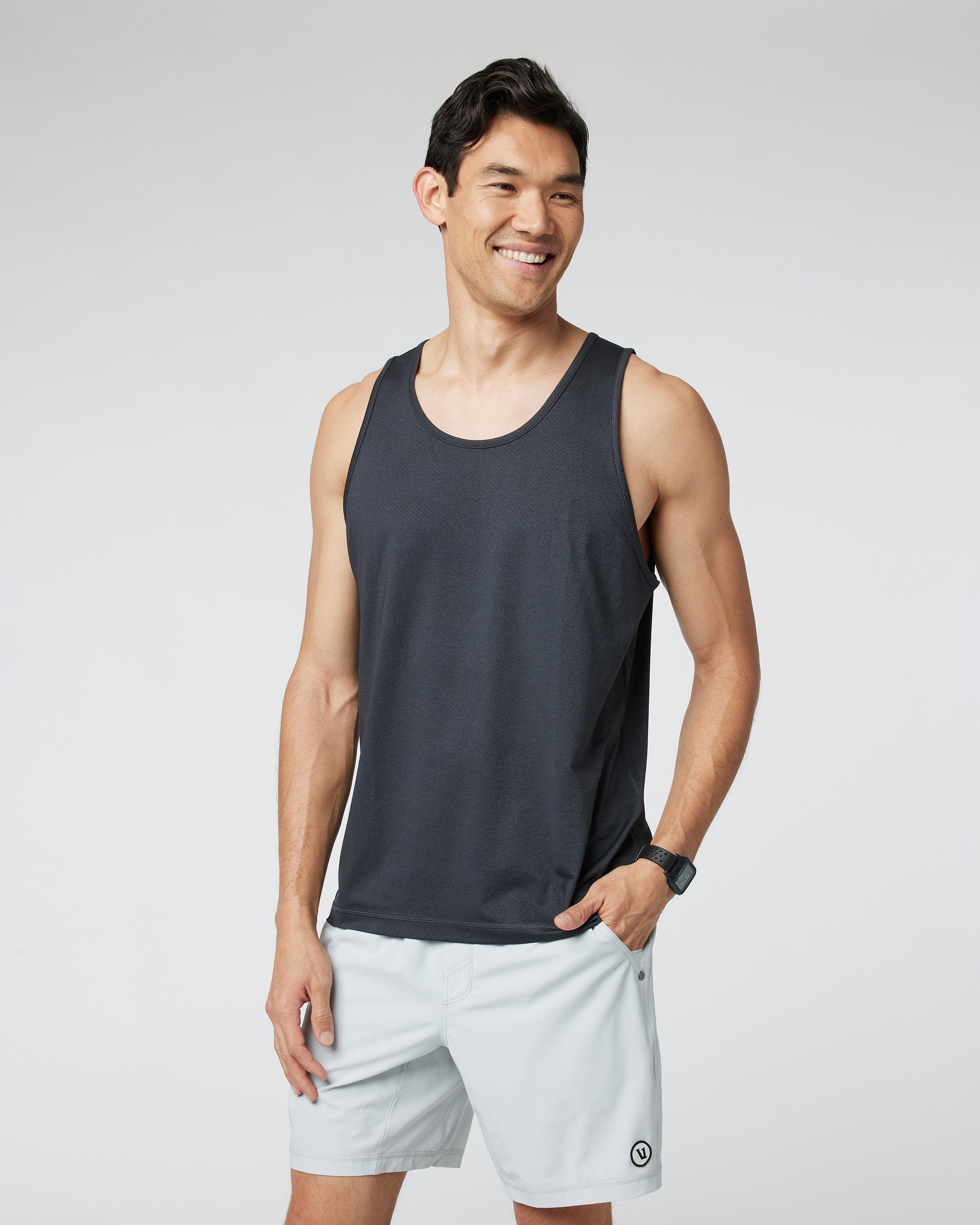 Tradewind Performance Tank 2.0 | Black Heather