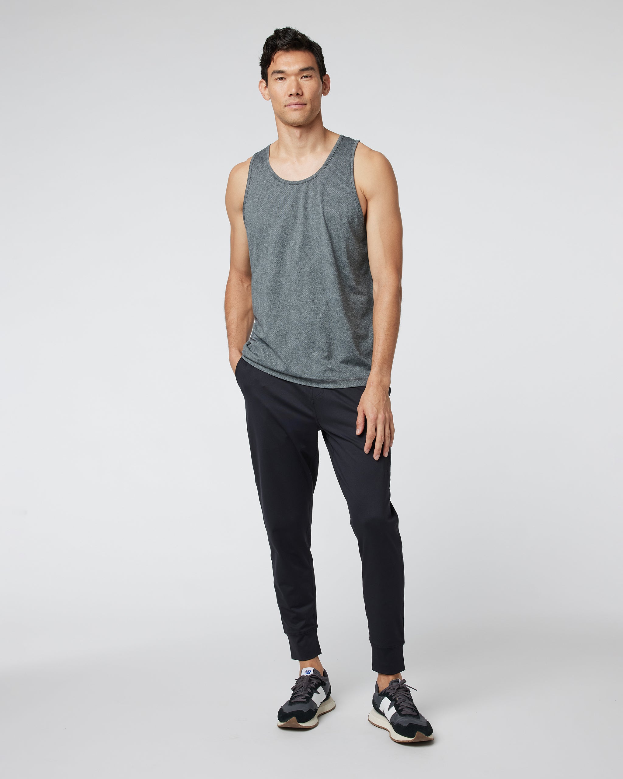Tradewind Performance Tank 2.0 | Heather Grey