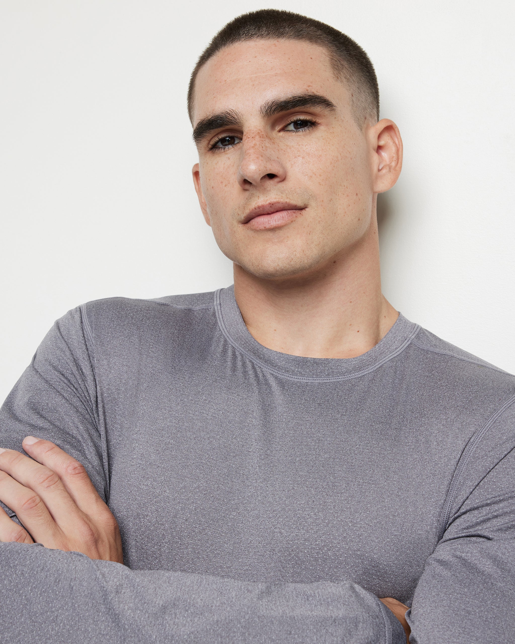 Long Sleeve Tradewind Performance Tee 2.0 | Port Heather