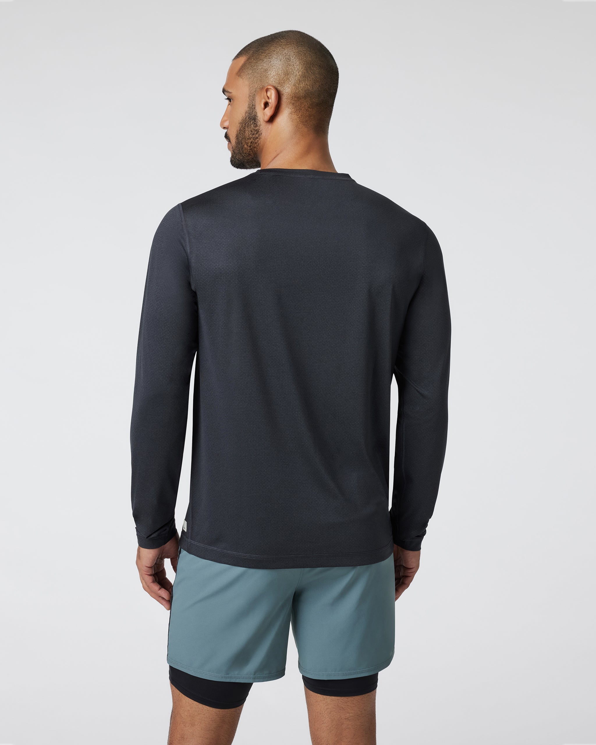 Long Sleeve Tradewind Performance Tee 2.0 | Black Heather