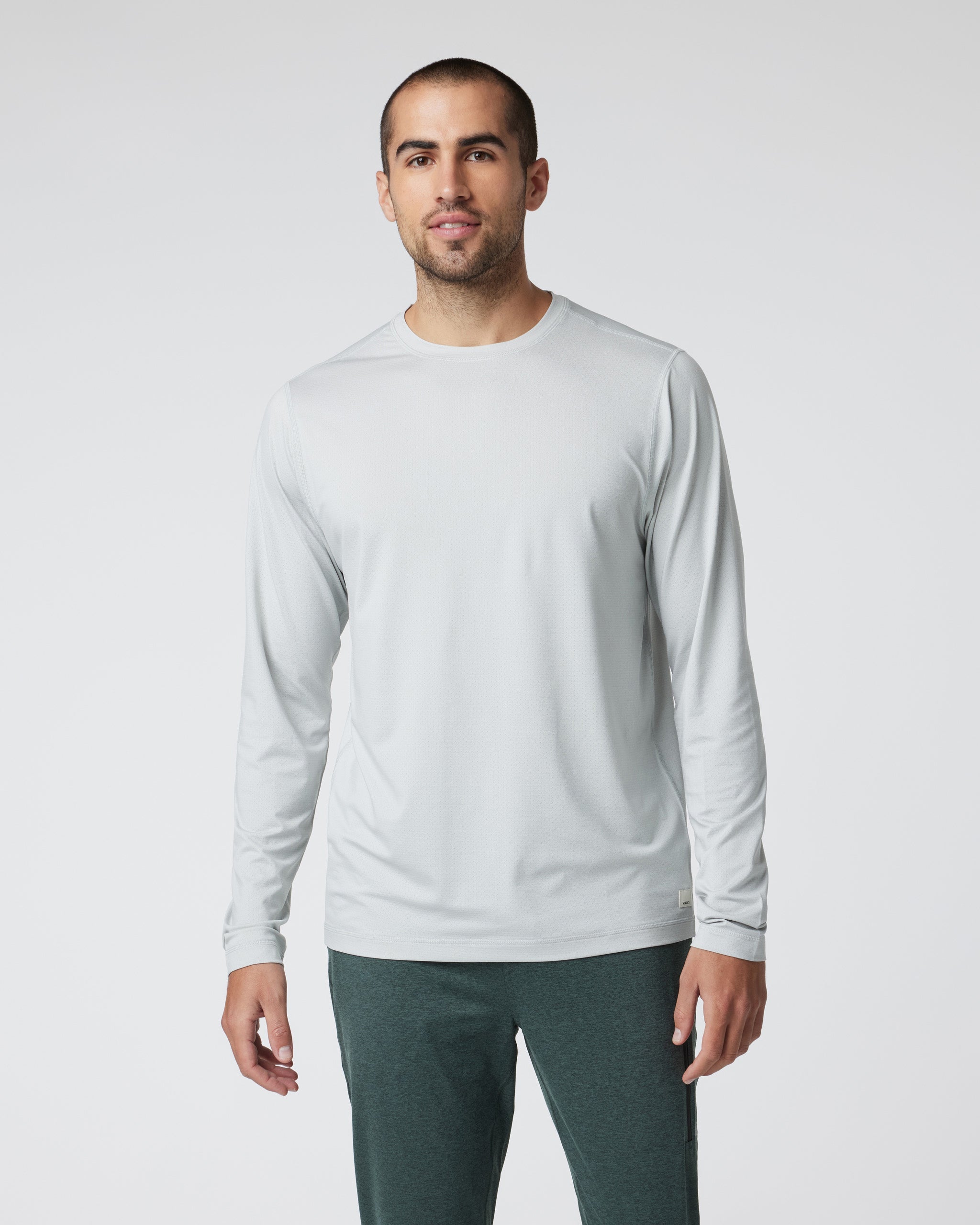 Long Sleeve Tradewind Performance Tee 2.0 | Sky Grey Heather