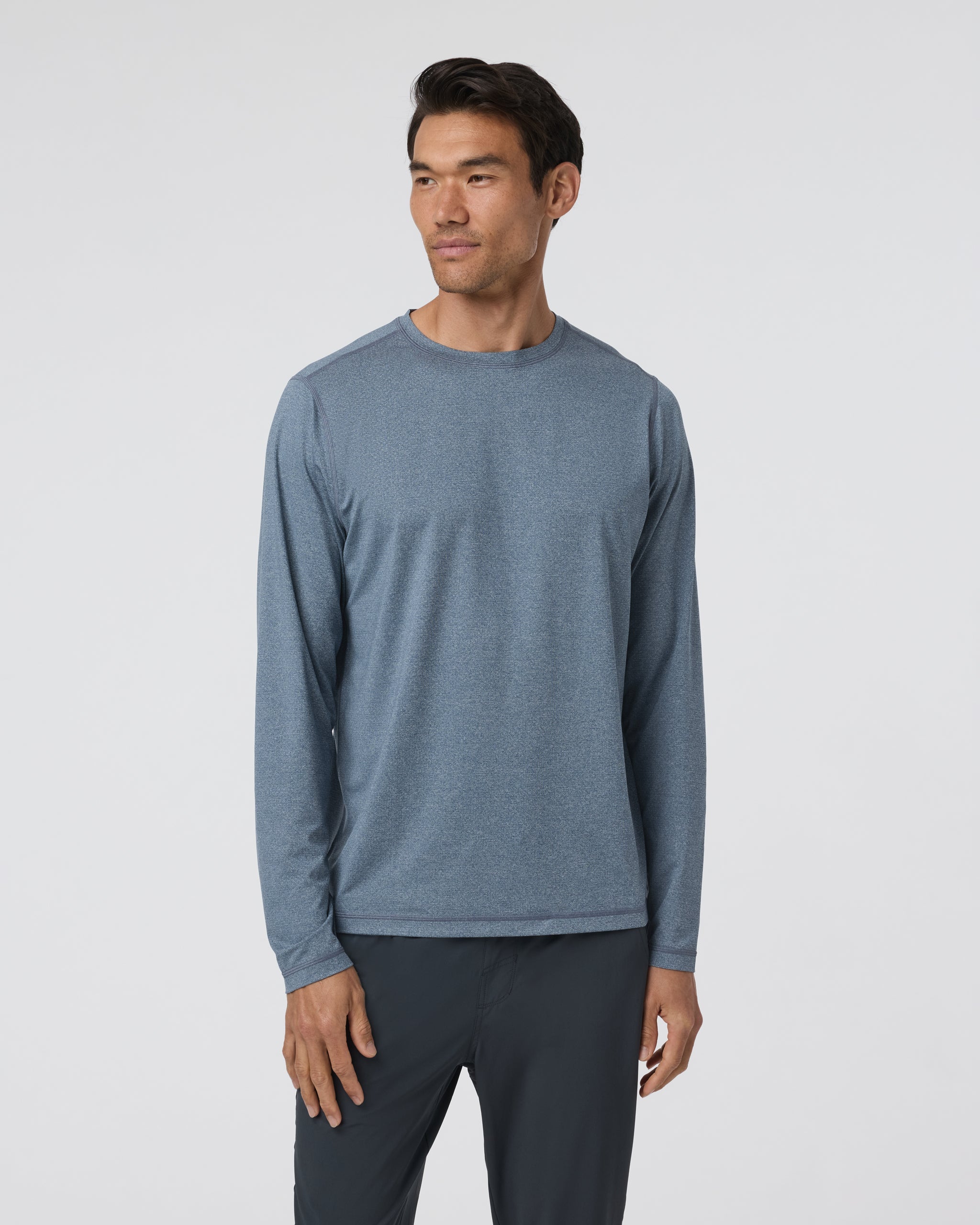 Long Sleeve Tradewind Performance Tee 2.0 | Pacific Heather