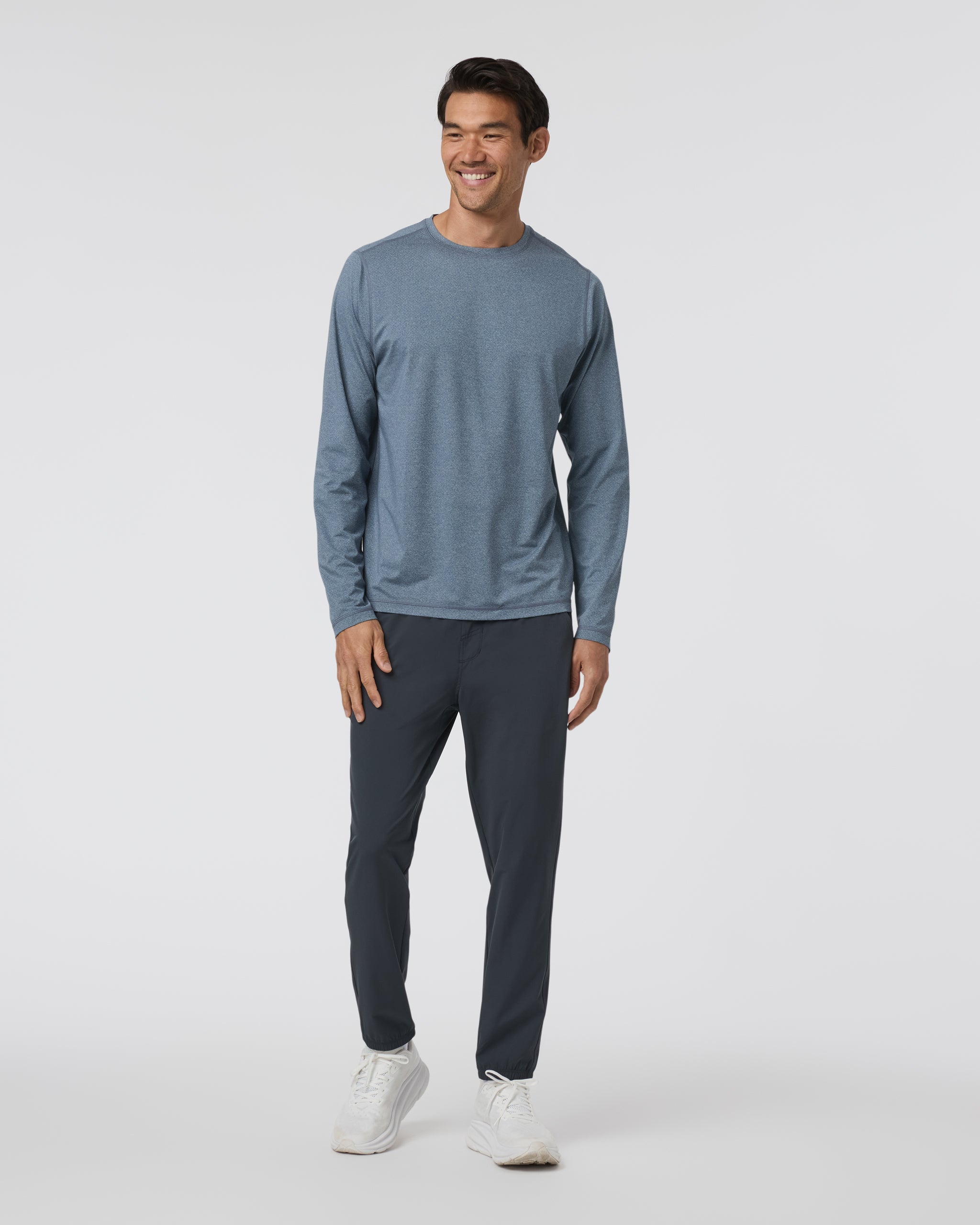 Long Sleeve Tradewind Performance Tee 2.0 | Pacific Heather