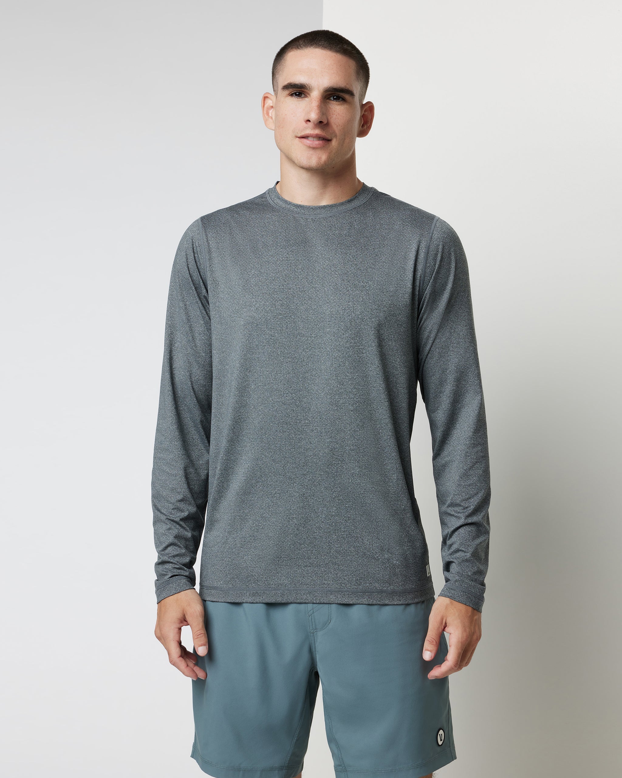 Long Sleeve Tradewind Performance Tee 2.0 | Heather Grey
