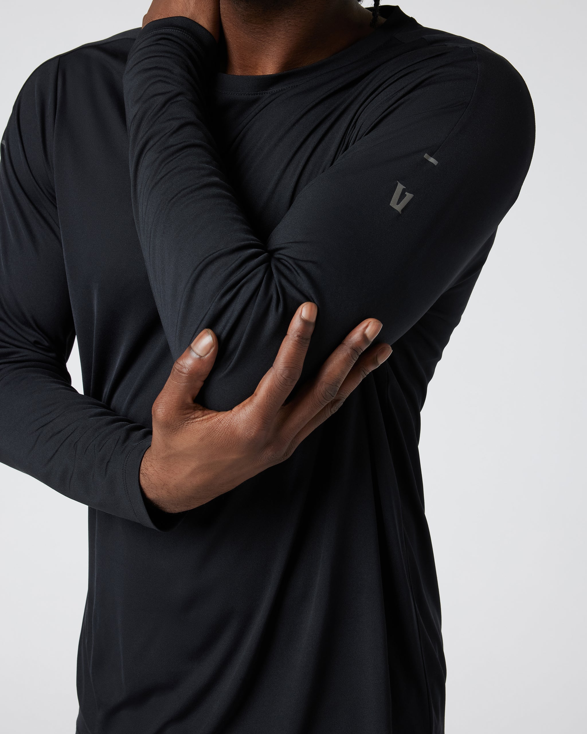 Long Sleeve Terra Run Tee | Black