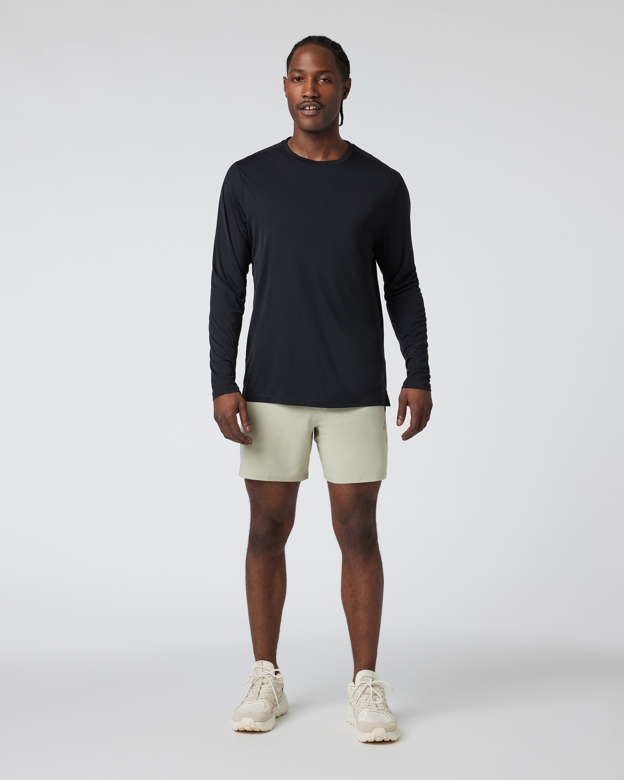 Long Sleeve Terra Run Tee | Black