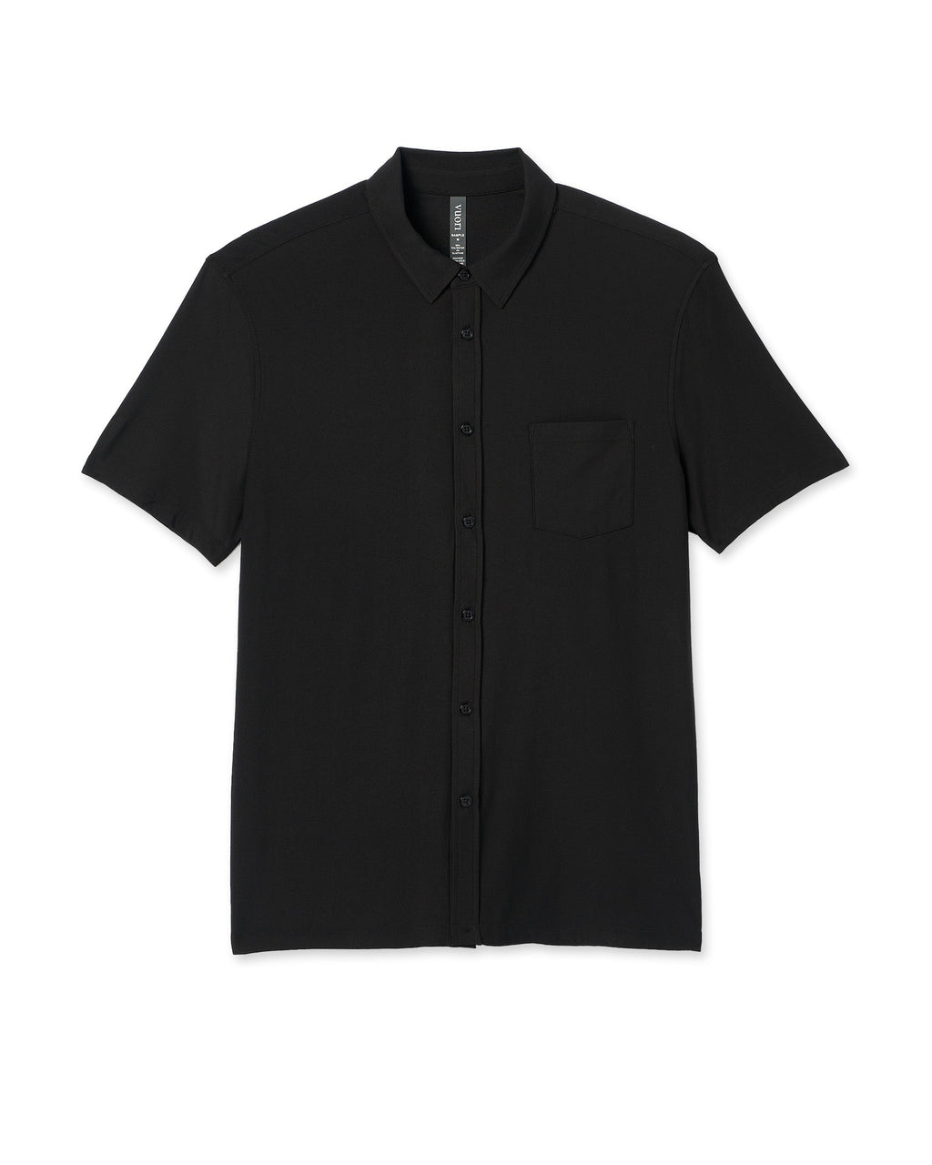 Short Sleeve Strato Button Down | Black