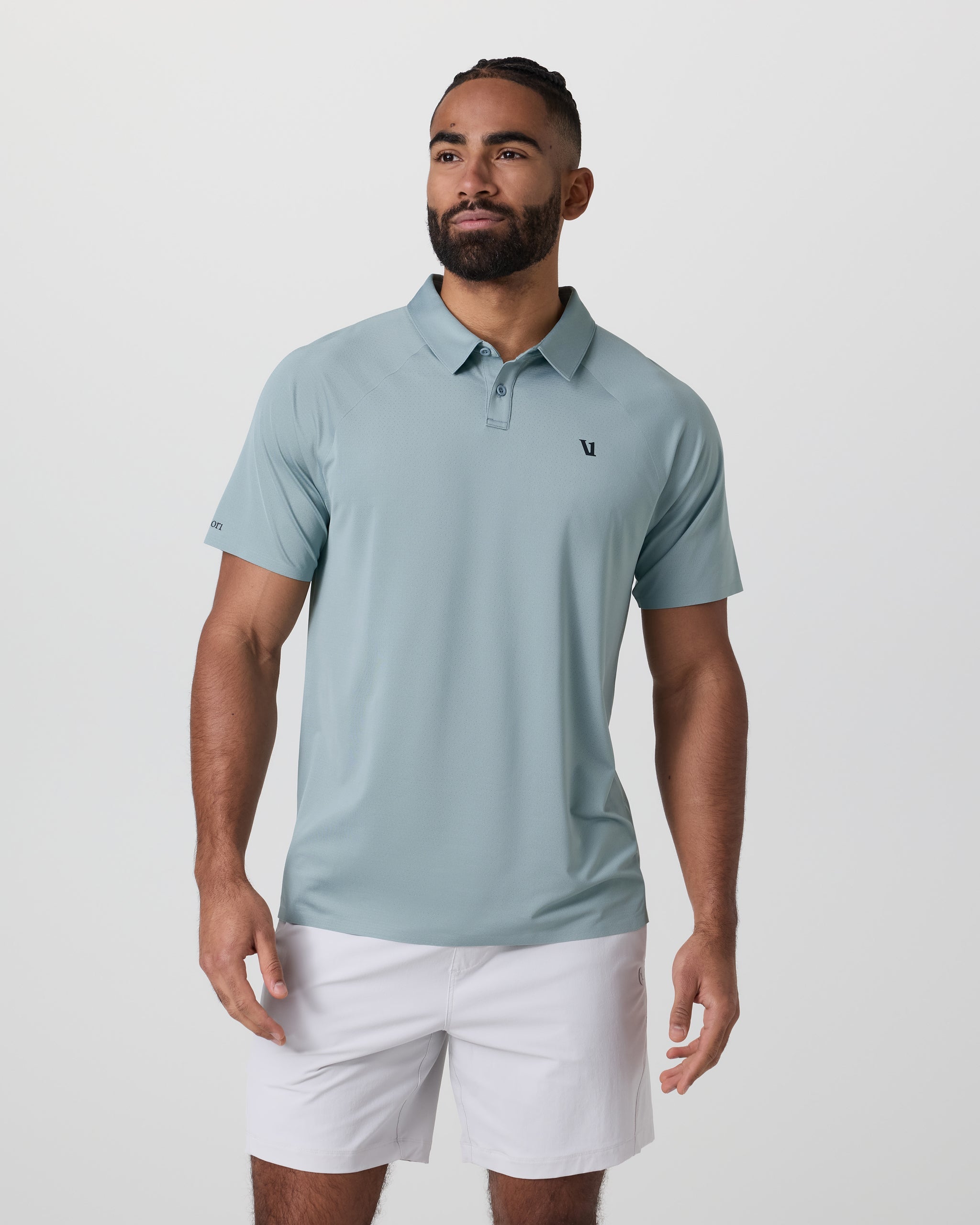 Short Sleeve Viewpoint Polo | Mist