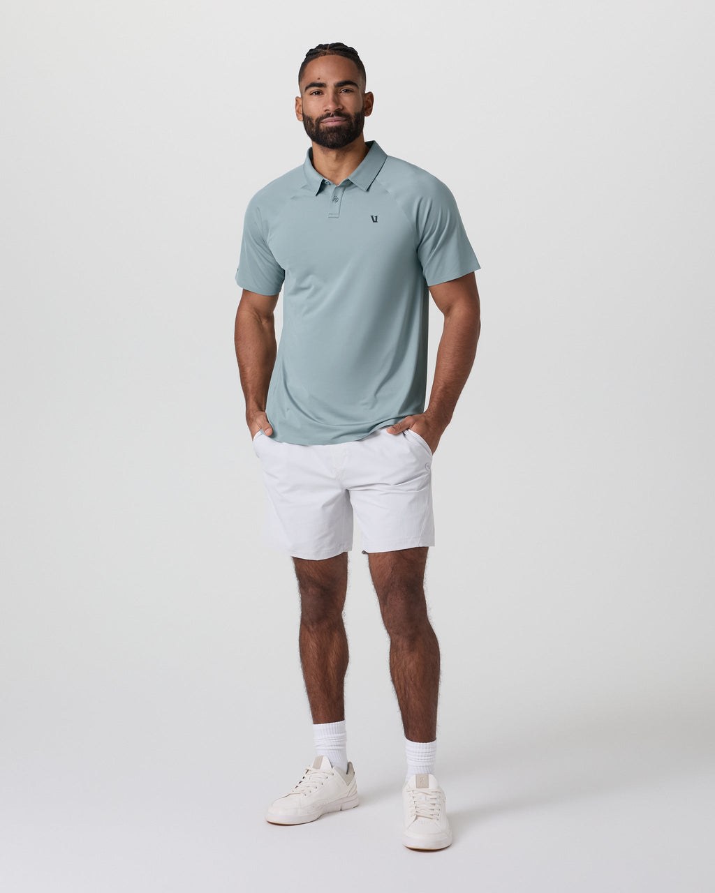 Short Sleeve Viewpoint Polo | Mist