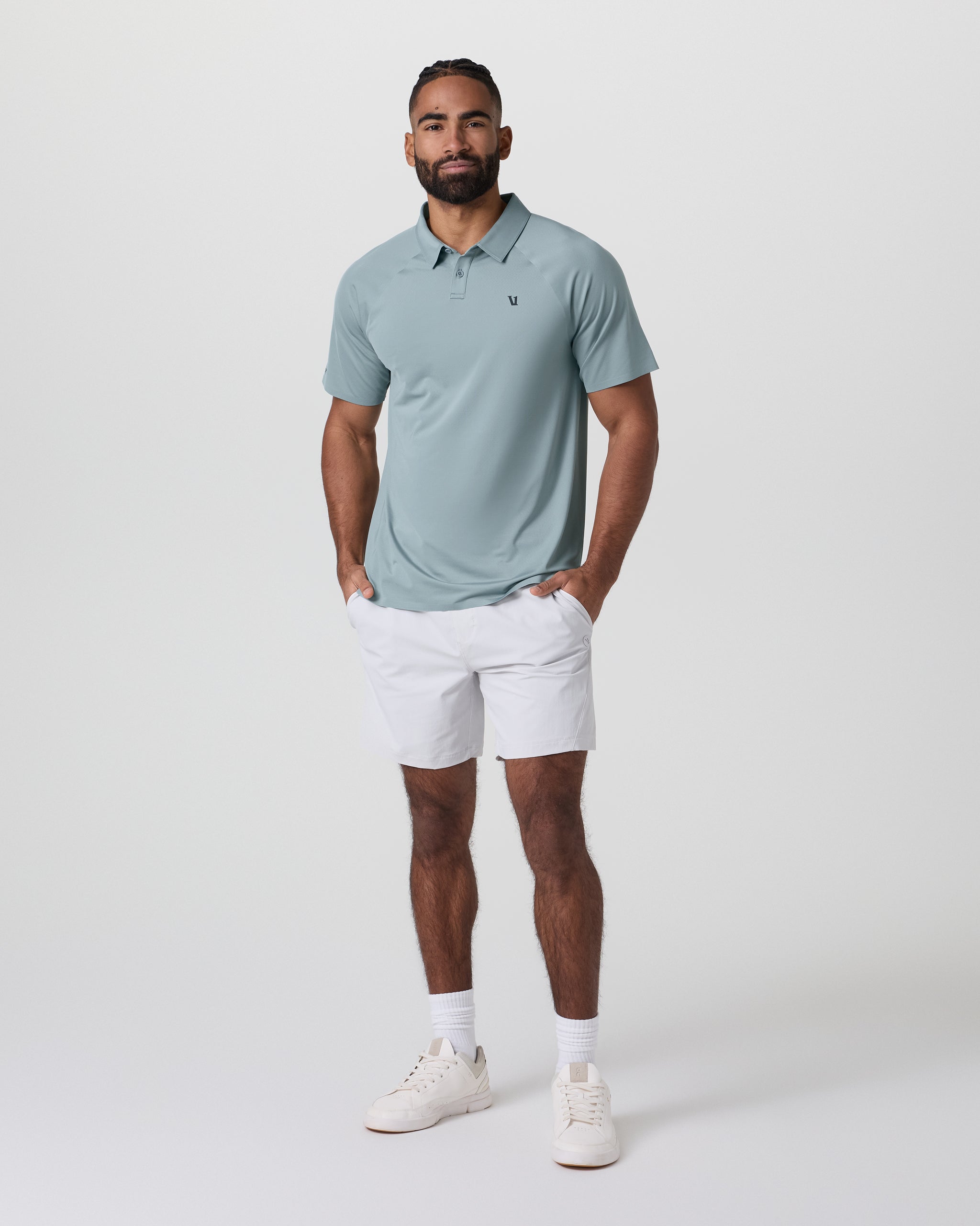 Short Sleeve Viewpoint Polo | Mist